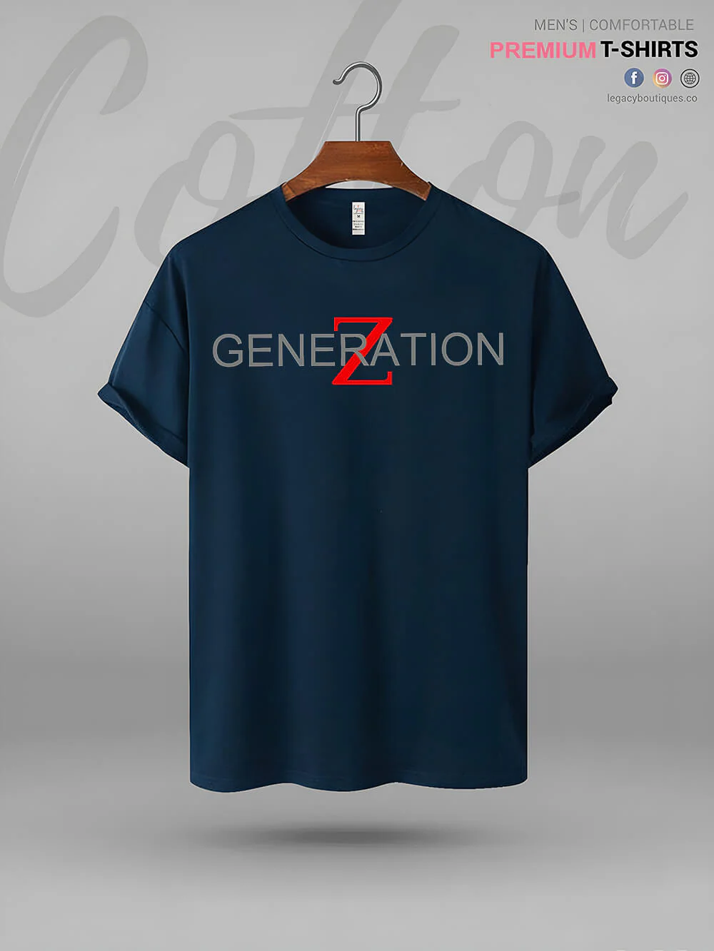 Generation Z High Quality Mens T shirt In Lowest Price In BD - Image 2