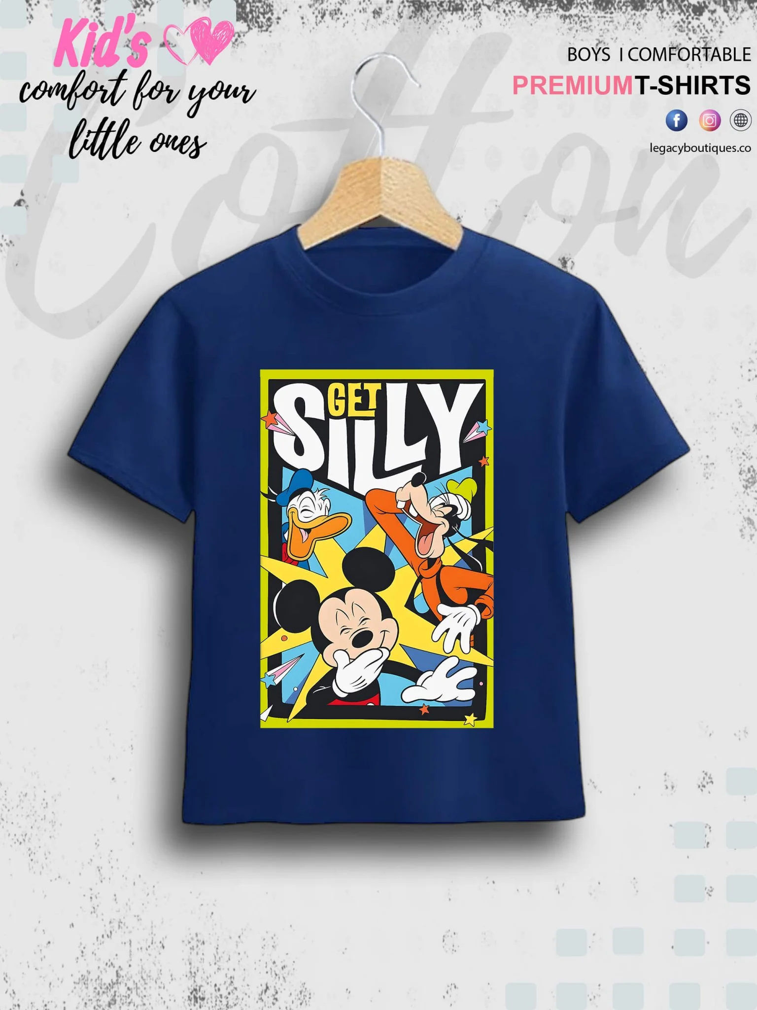 Get Silly With Mickey Printed Boys Summer Time Casual T-Shirt In Cheapest Price Only In Dhaka - Image 5