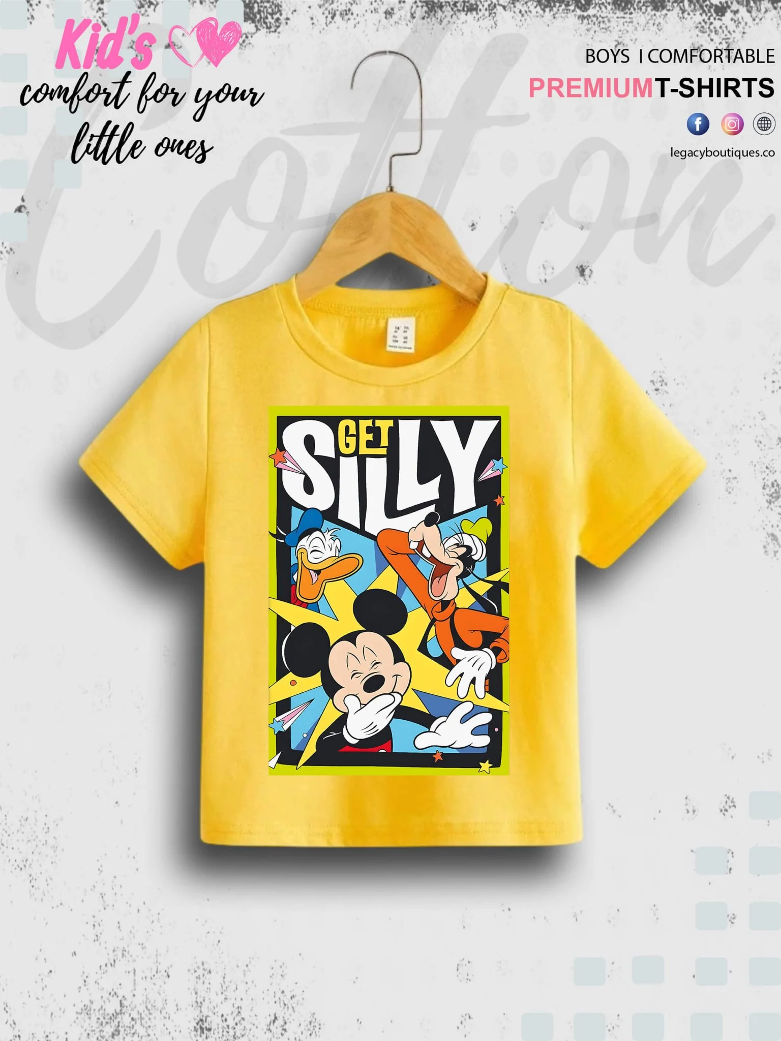 Get Silly With Mickey Printed Boys Summer Time Casual T-Shirt In Cheapest Price Only In Dhaka - Image 9
