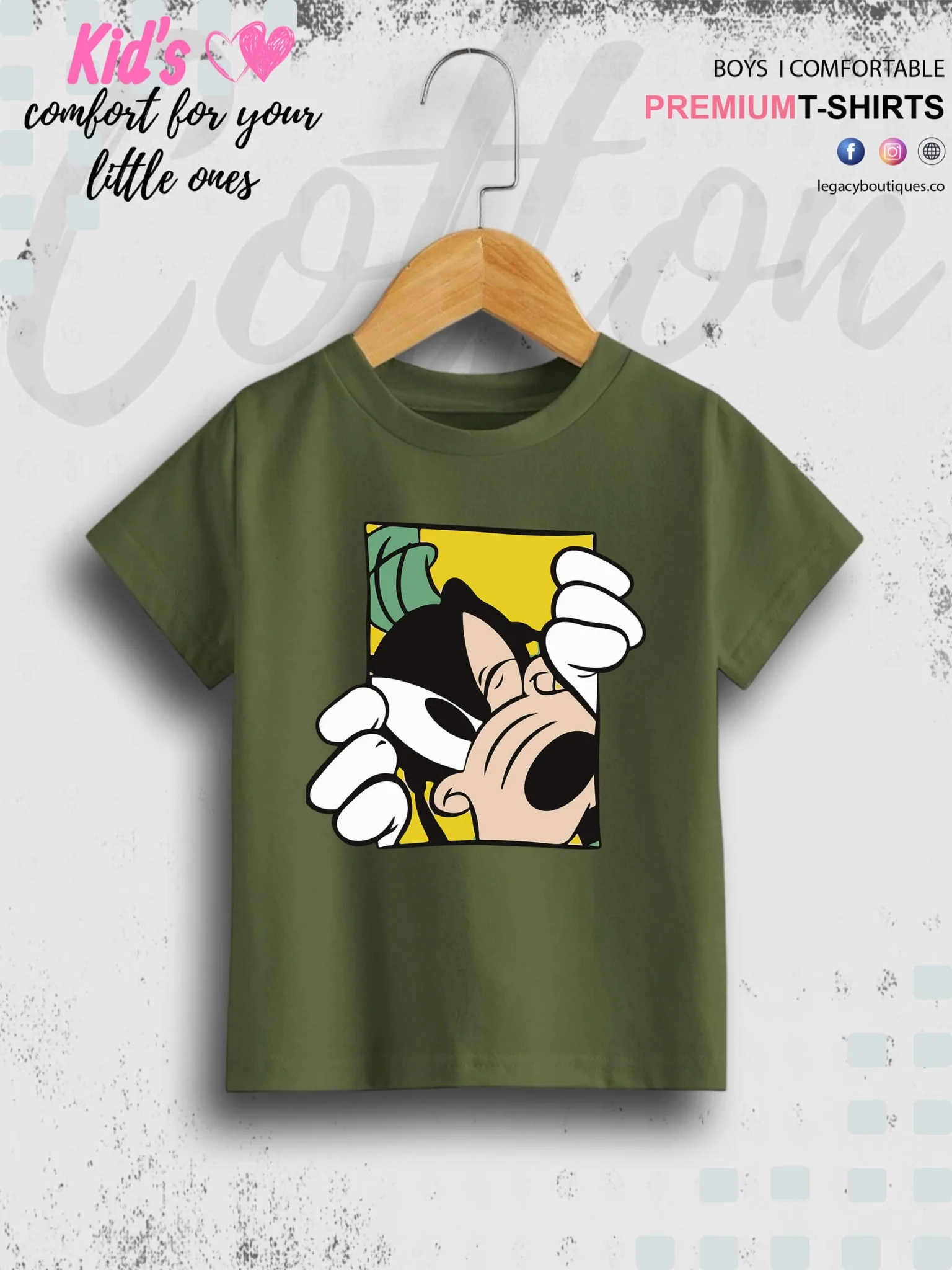 Goofy Dog 1 To 11 Year Boys T-Shirt In Cheapest Price Only In Dhaka - Image 2