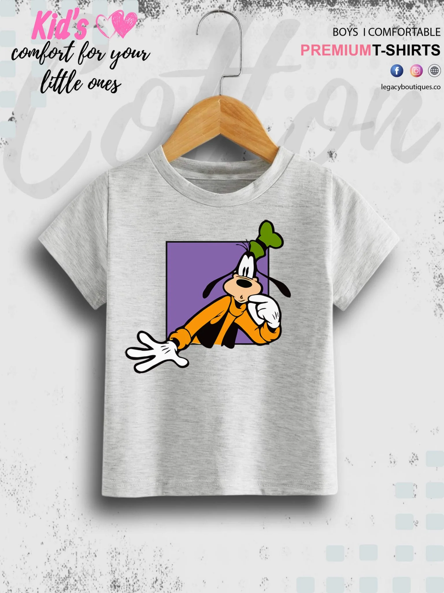 Goofy Dog Print 1 To 11 Year Boys Summer Time T-Shirt In Cheapest Price Only In Dhaka - Image 10