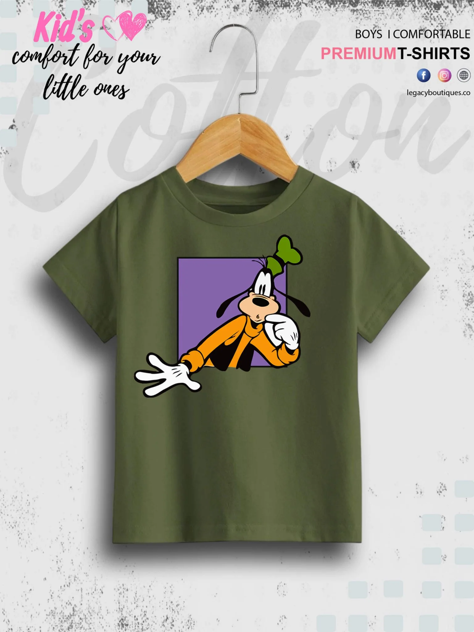 Goofy Dog Print 1 To 11 Year Boys Summer Time T-Shirt In Cheapest Price Only In Dhaka - Image 7