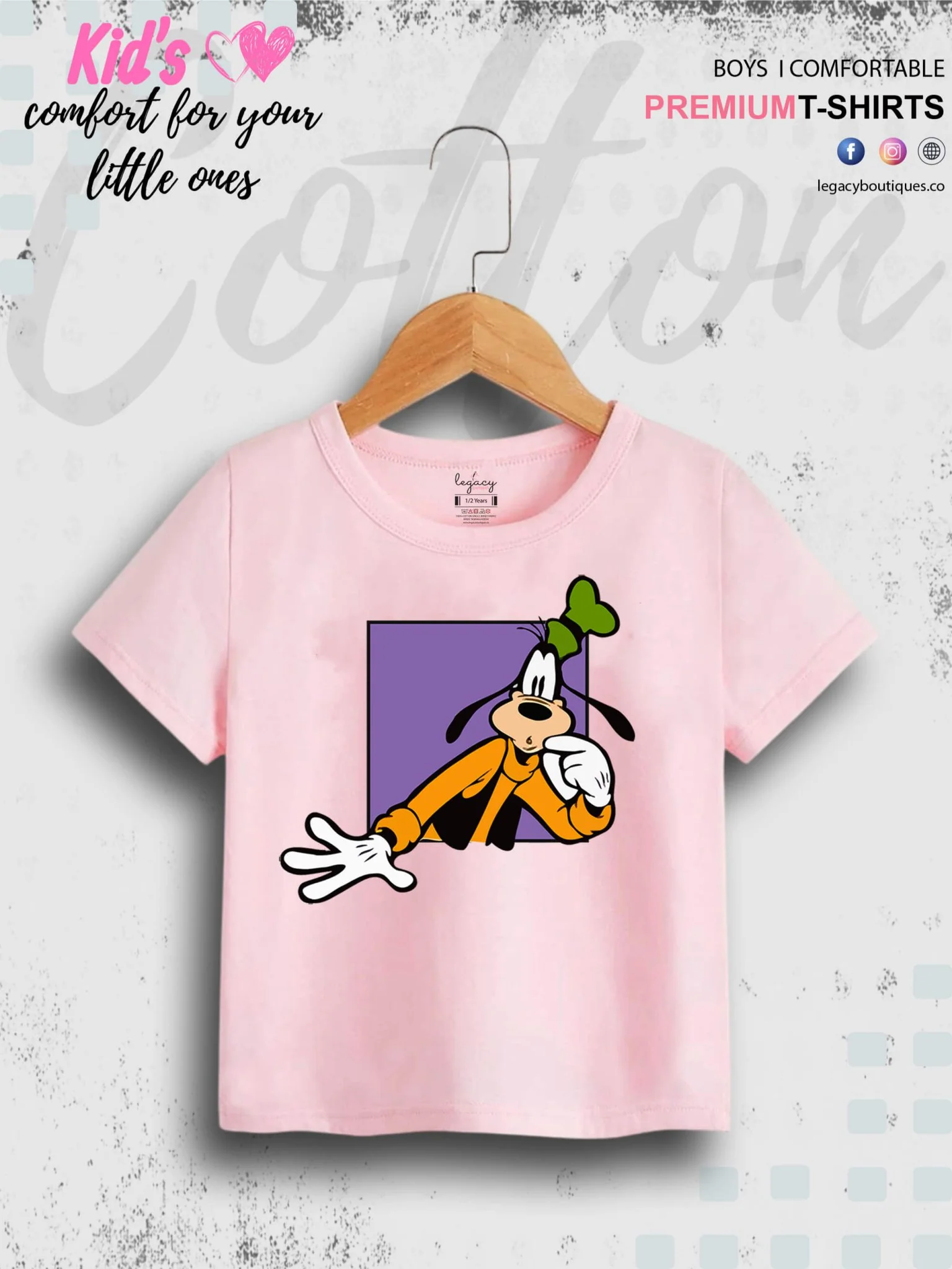 Goofy Dog Print 1 To 11 Year Boys Summer Time T-Shirt In Cheapest Price Only In Dhaka - Image 8