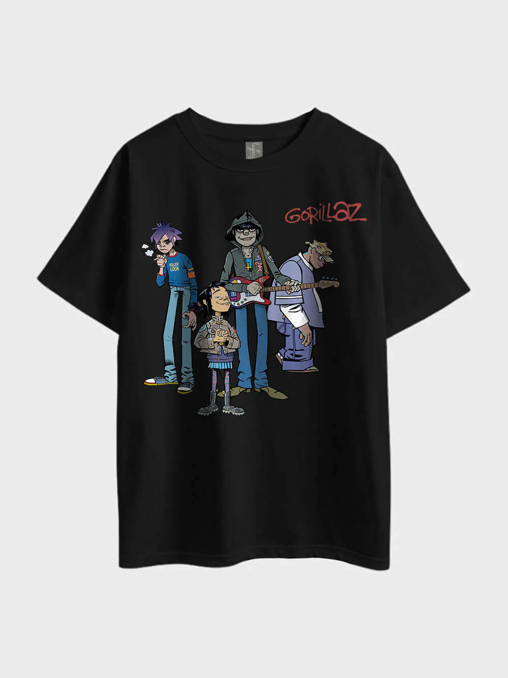 Gorillaz Band Metal Oversized Mens Premium Quality Tee Bangladesh