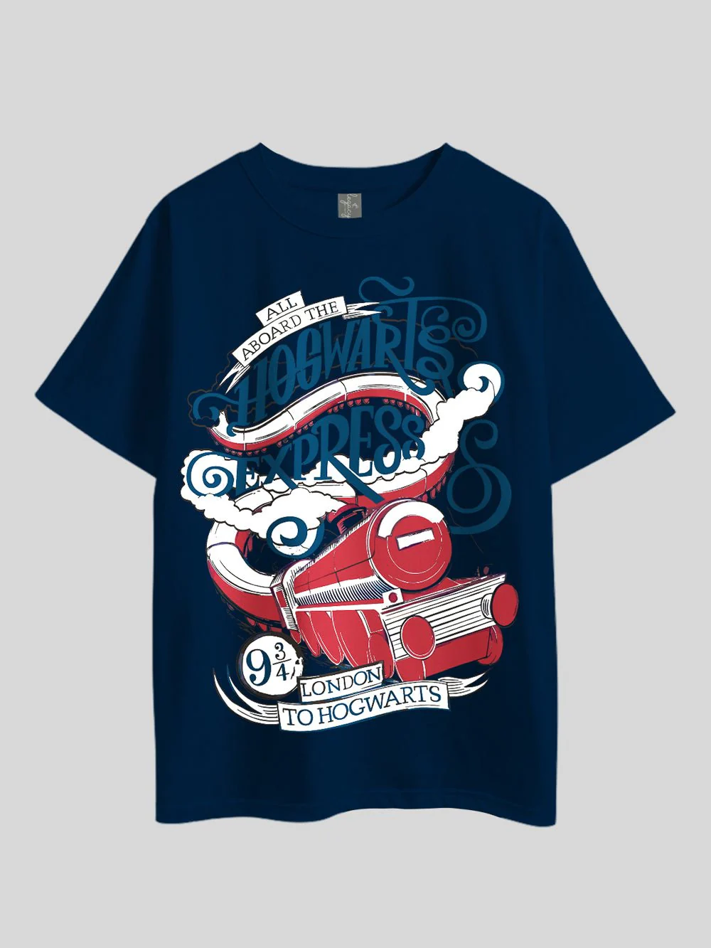 "HARRY POTTER: ALL ABOARD THE HOGWARTS EXPRESS LONDON TO HOGWARTS" Graphic Printed Drop Shoulder T-shirt Legacy Boutiques Dhaka - Image 2