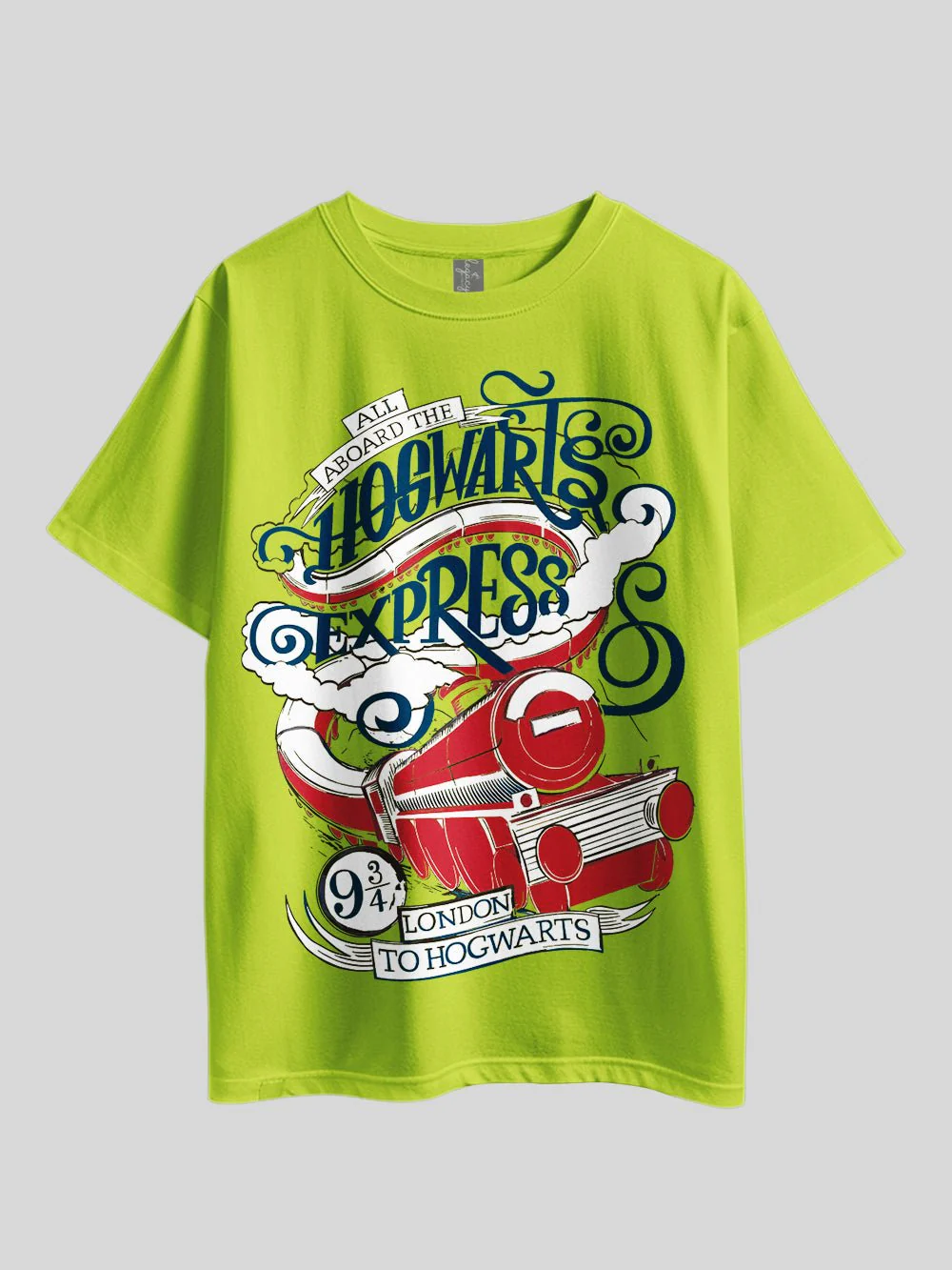 "HARRY POTTER: ALL ABOARD THE HOGWARTS EXPRESS LONDON TO HOGWARTS" Graphic Printed Drop Shoulder T-shirt Legacy Boutiques Dhaka - Image 3