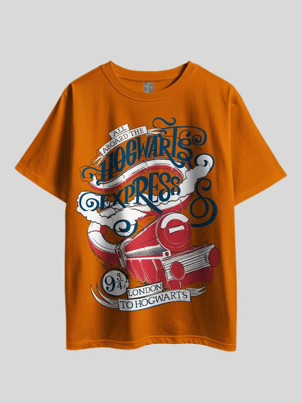 "HARRY POTTER: ALL ABOARD THE HOGWARTS EXPRESS LONDON TO HOGWARTS" Graphic Printed Drop Shoulder T-shirt Legacy Boutiques Dhaka - Image 4