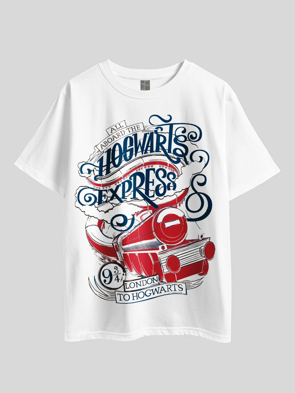 "HARRY POTTER: ALL ABOARD THE HOGWARTS EXPRESS LONDON TO HOGWARTS" Graphic Printed Drop Shoulder T-shirt Legacy Boutiques Dhaka - Image 6