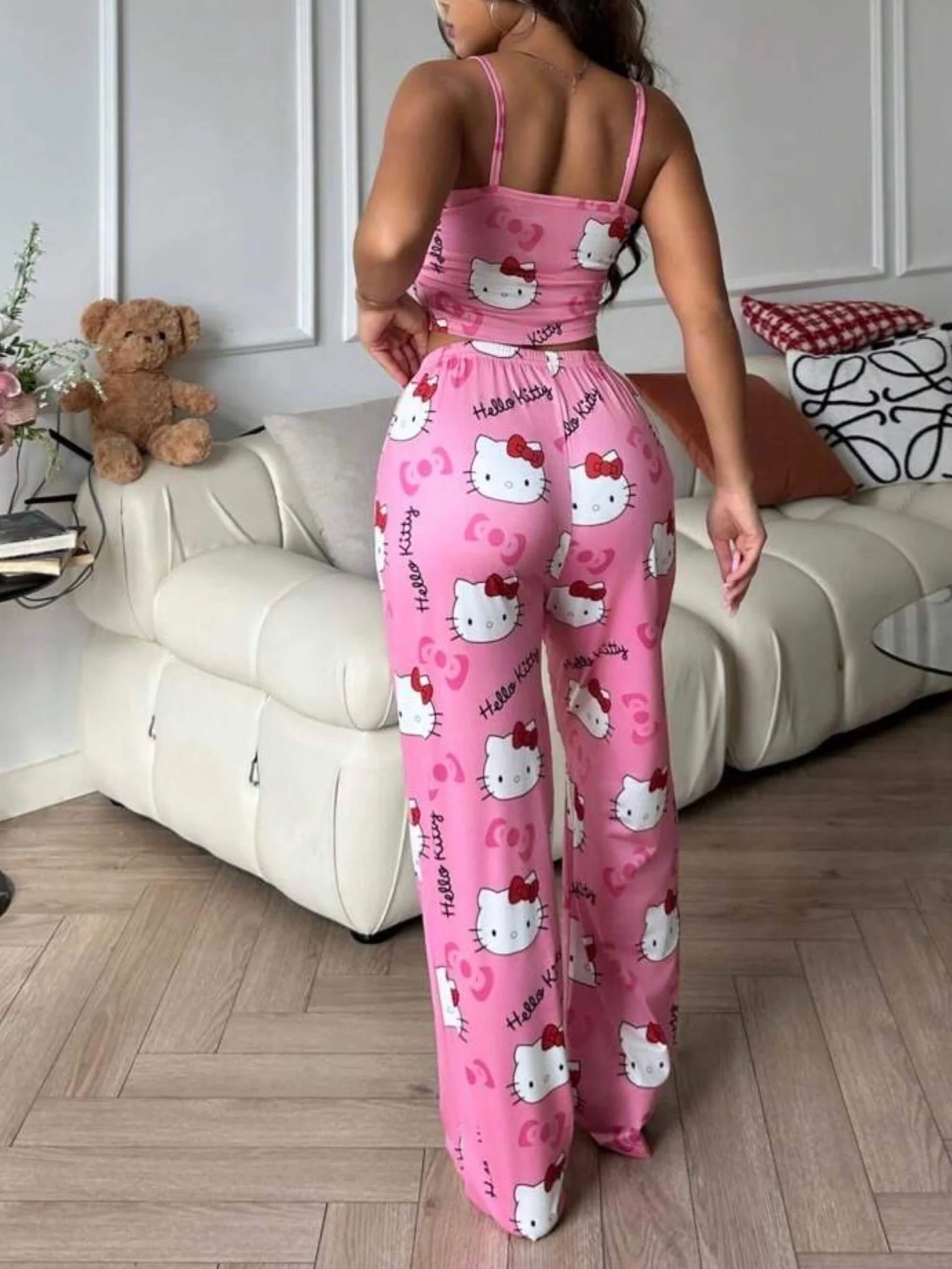 Hello Kitty Printed 2pis Nighty Set - Image 2