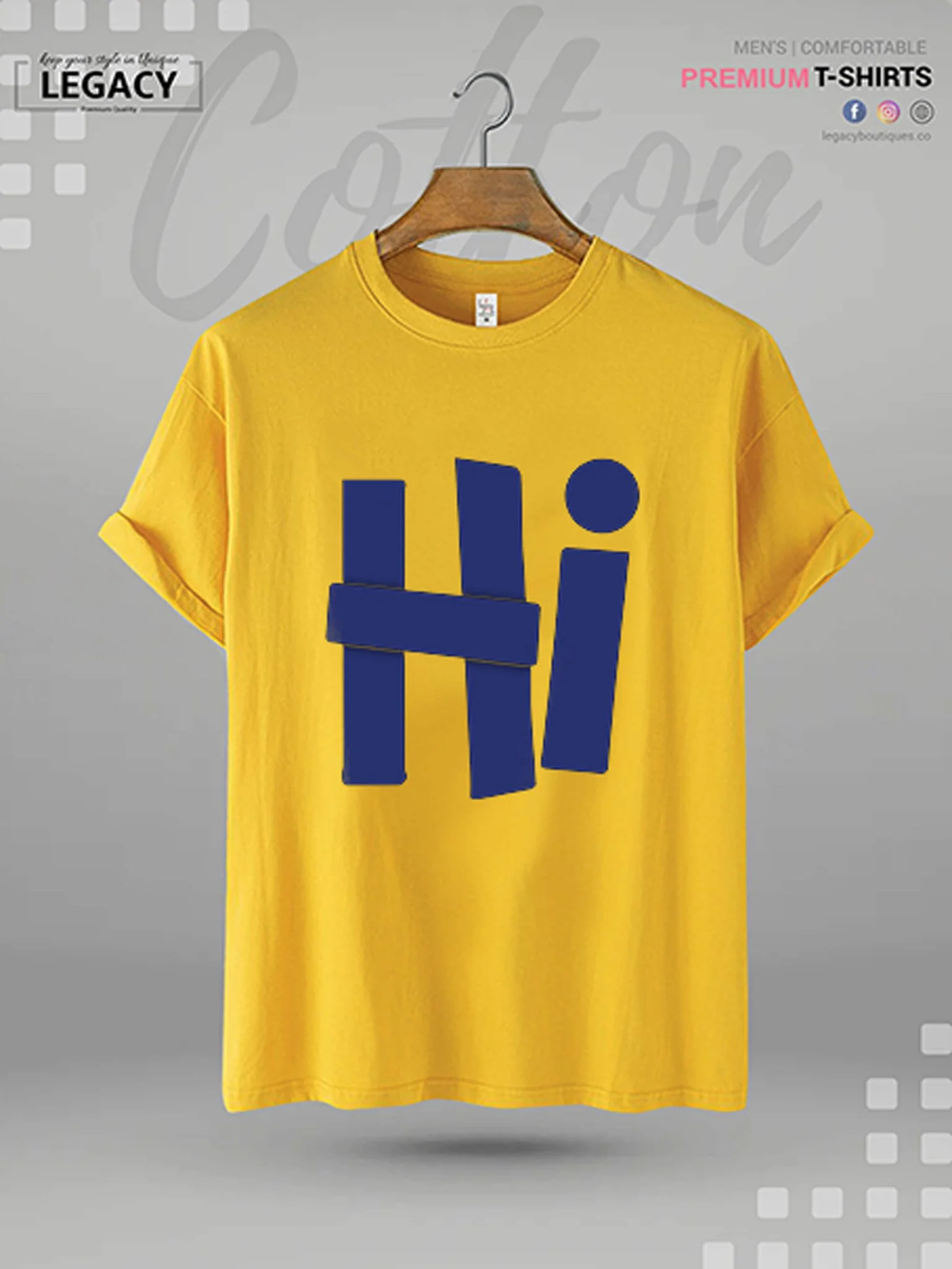 Hi Printed Men's Premium Quality T-Shirt In Lowest Price - Image 6
