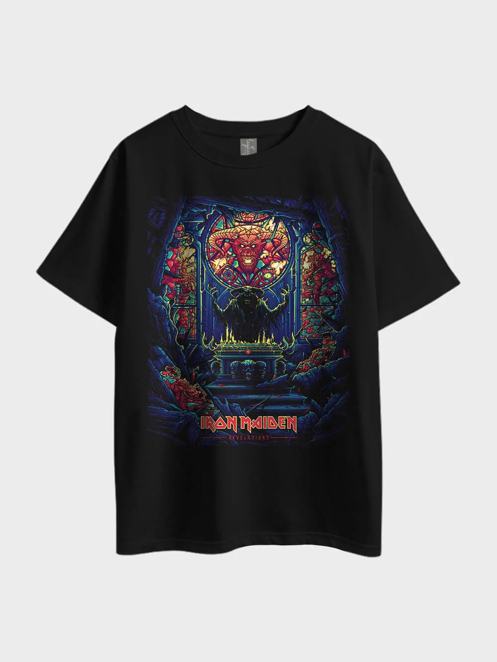Iron Maiden Revelations Metal Oversized Mens High Quality Tee At Legacy Boutiques Bangladesh