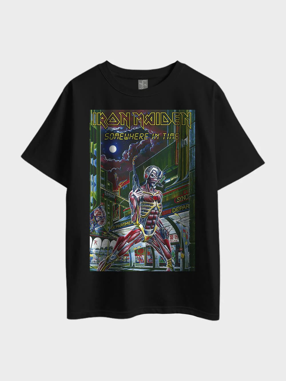 Iron Maiden Somewhere In Time Oversized Mens Cheapest Tee At Legacy Boutiques Dhaka