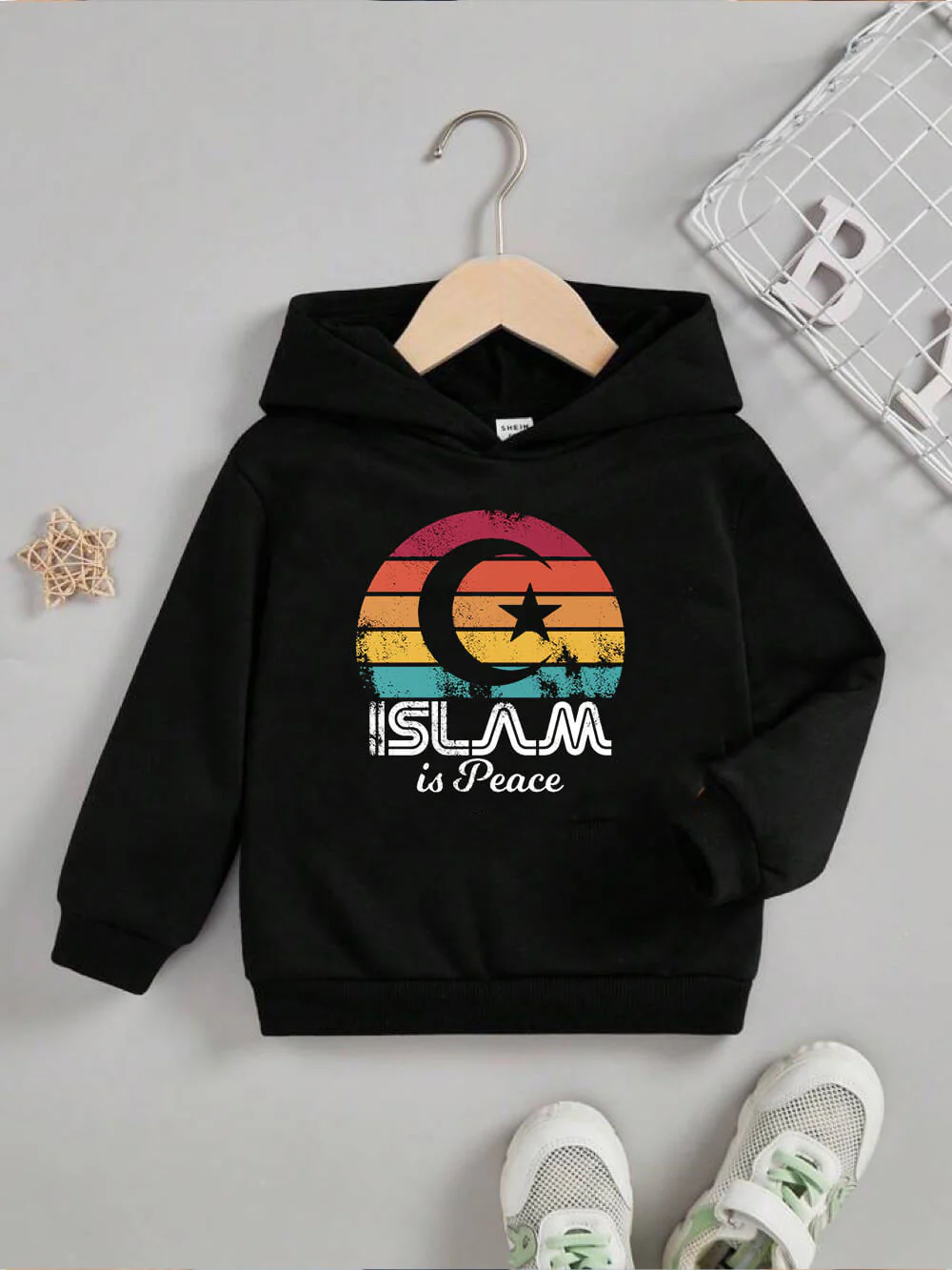 Islam Is Peace Printed Baby Boy And Girl Cotton Hoodie In Dhaka - Image 2