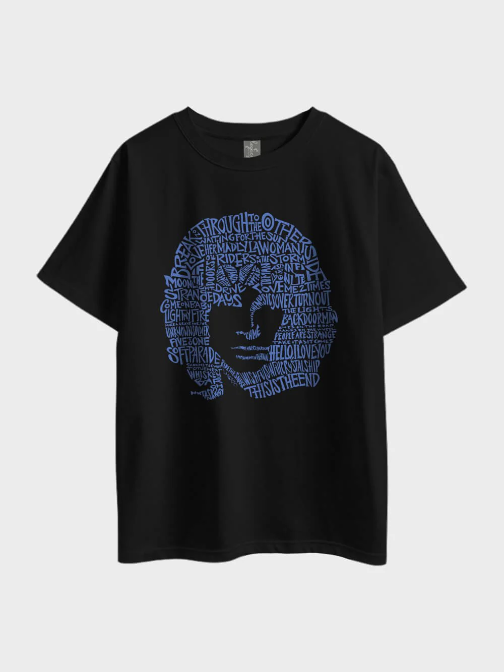 James Douglas Morrison Metal Oversized Men's Coolest Cheapest Tee Bangladesh