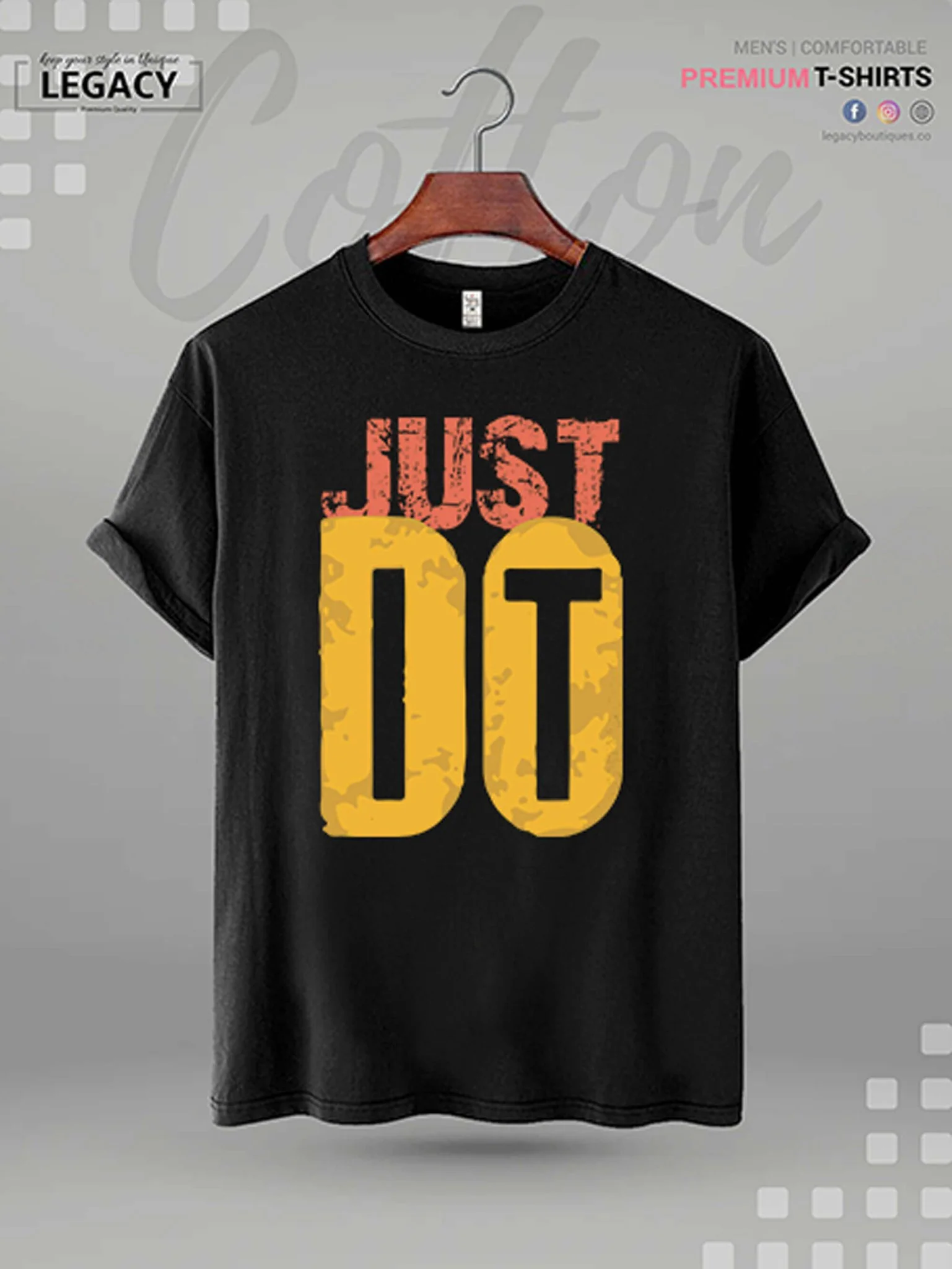 Just Do It Print Men's High Quality T-Shirt In Resonable Price