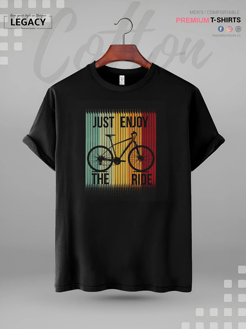 Just Enjoy The Ride Printed High Quality Mens T shirt At A Resonable Price