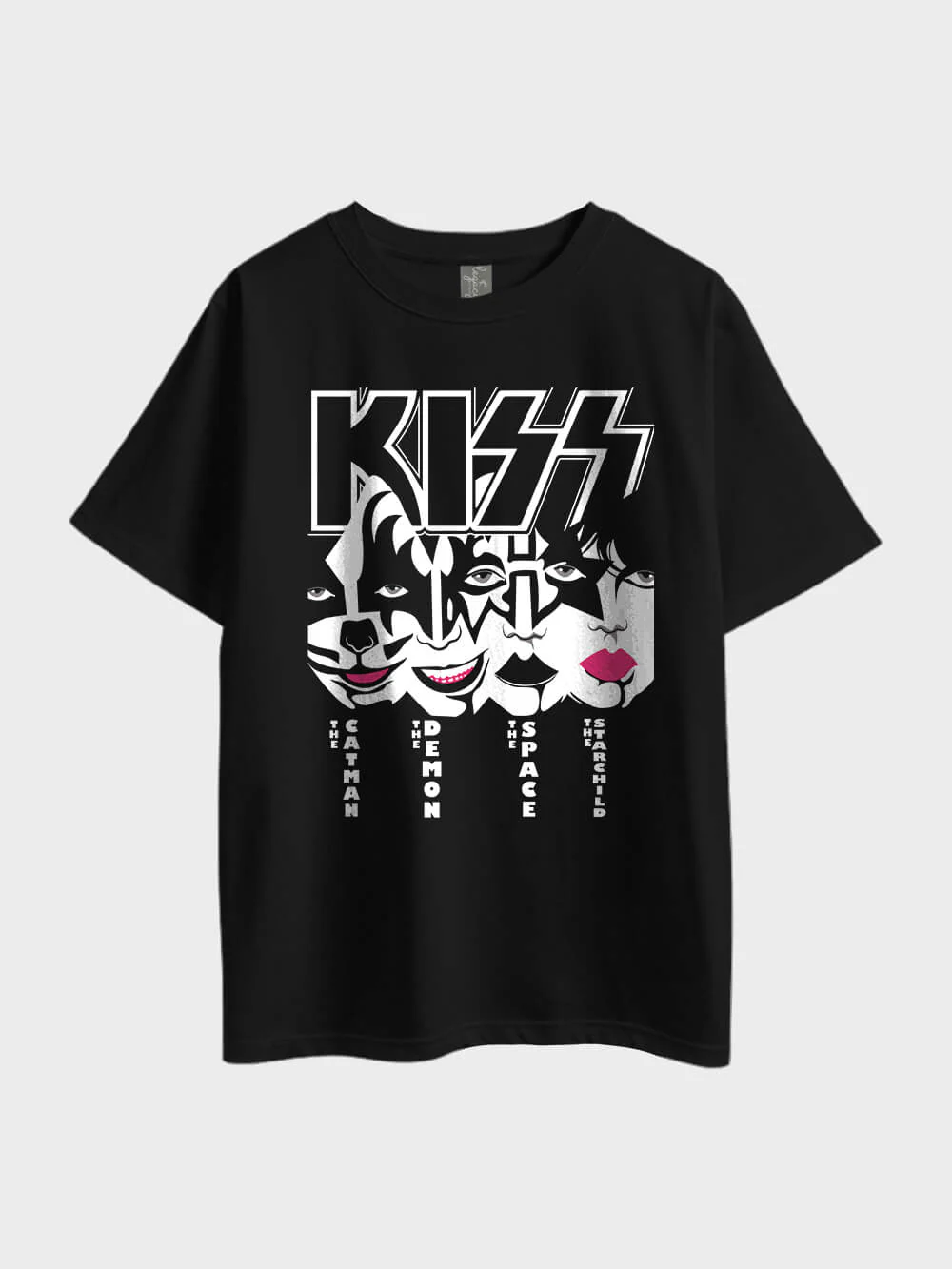 Kiss Metal Rock Band Oversized Mens Tee In Lowest Price Only In Dhaka