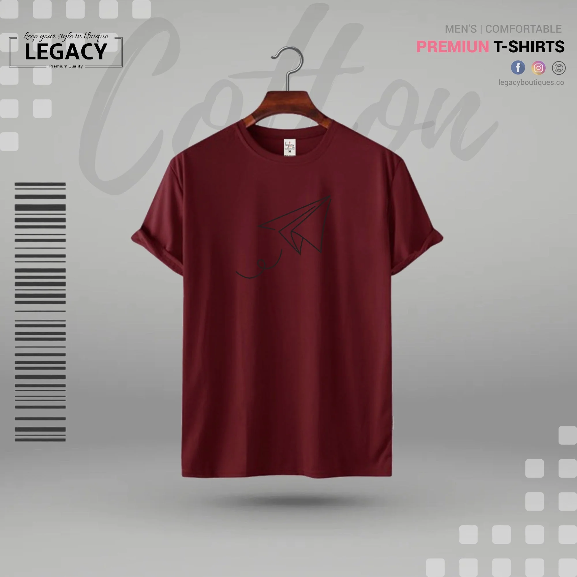 Legacy Boutiques Rubber Printed Mens Designer Edition T Shirt | Bangladesh