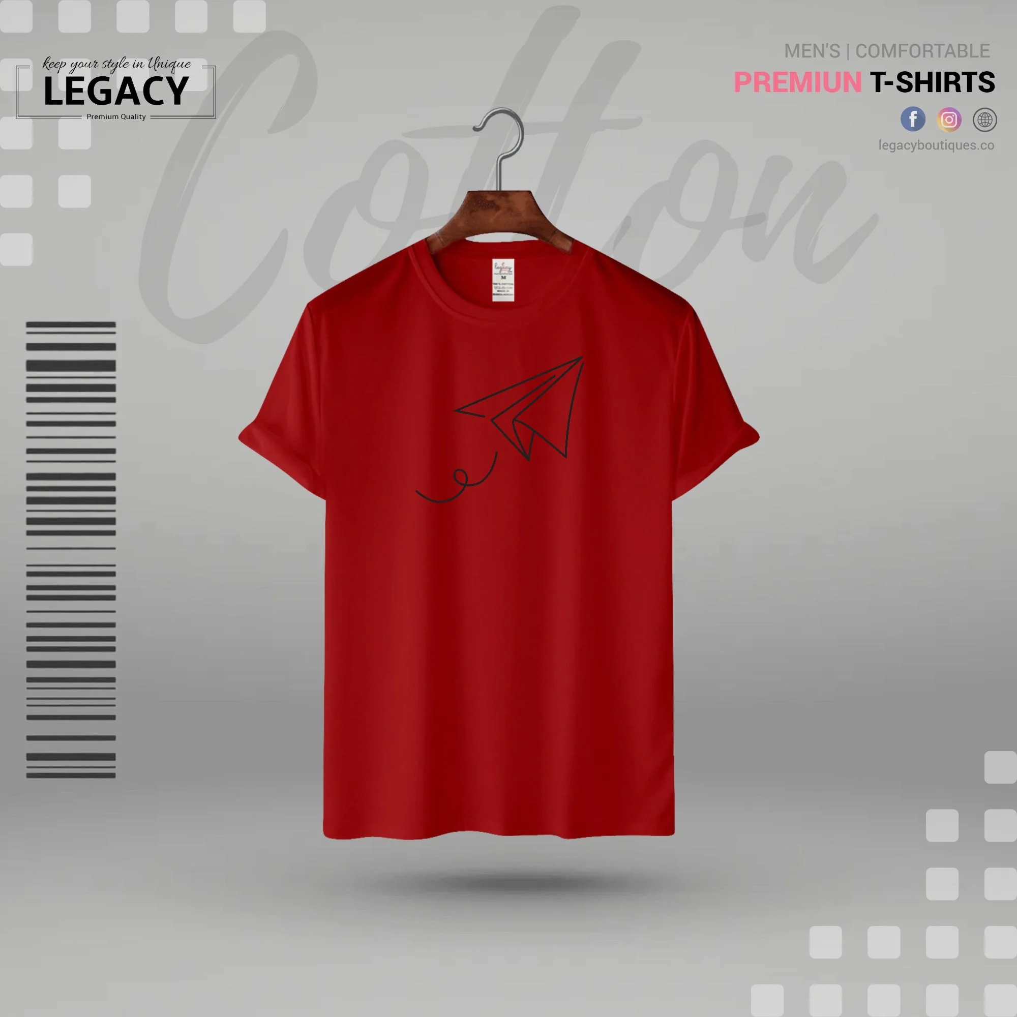 Legacy Boutiques Rubber Printed Mens Designer Edition T Shirt | Bangladesh - Image 3