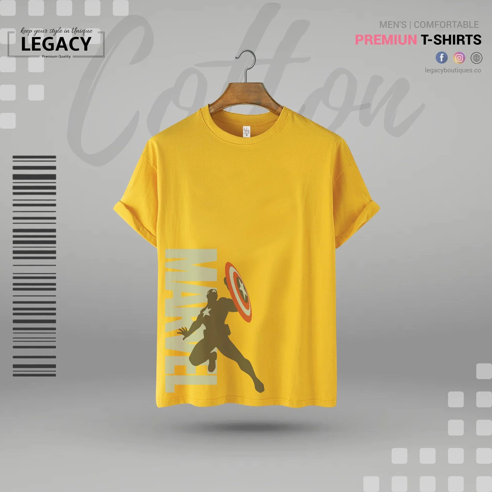 Legacy Marvel Premium Men Designer Edition T Shirt - Image 6
