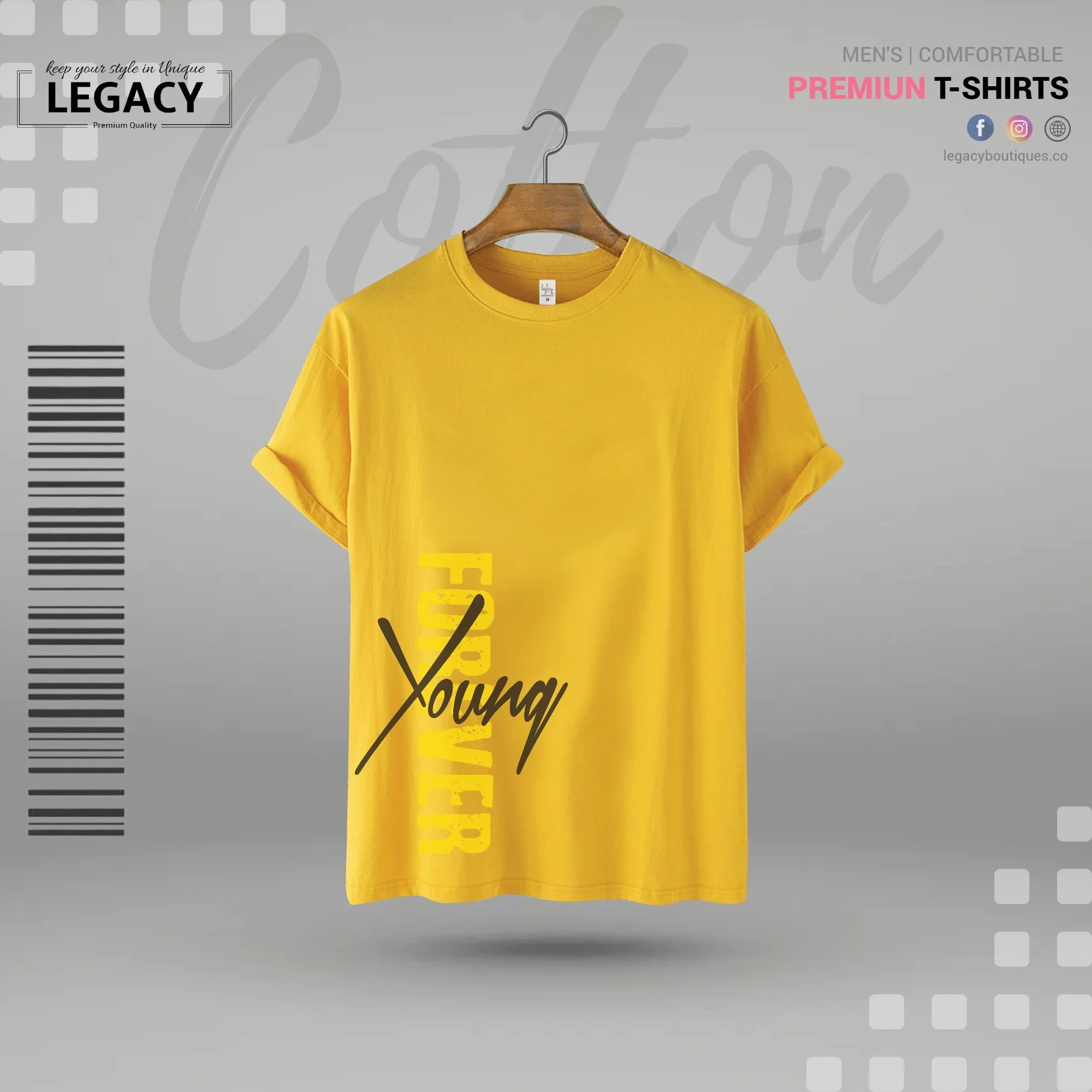 Legacy Men's Forever Young Edition T Shirt - Image 3