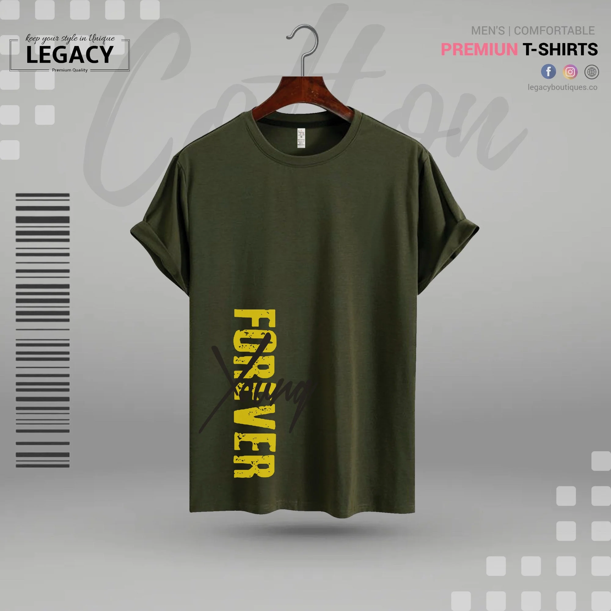 Legacy Men's Forever Young Edition T Shirt - Image 5