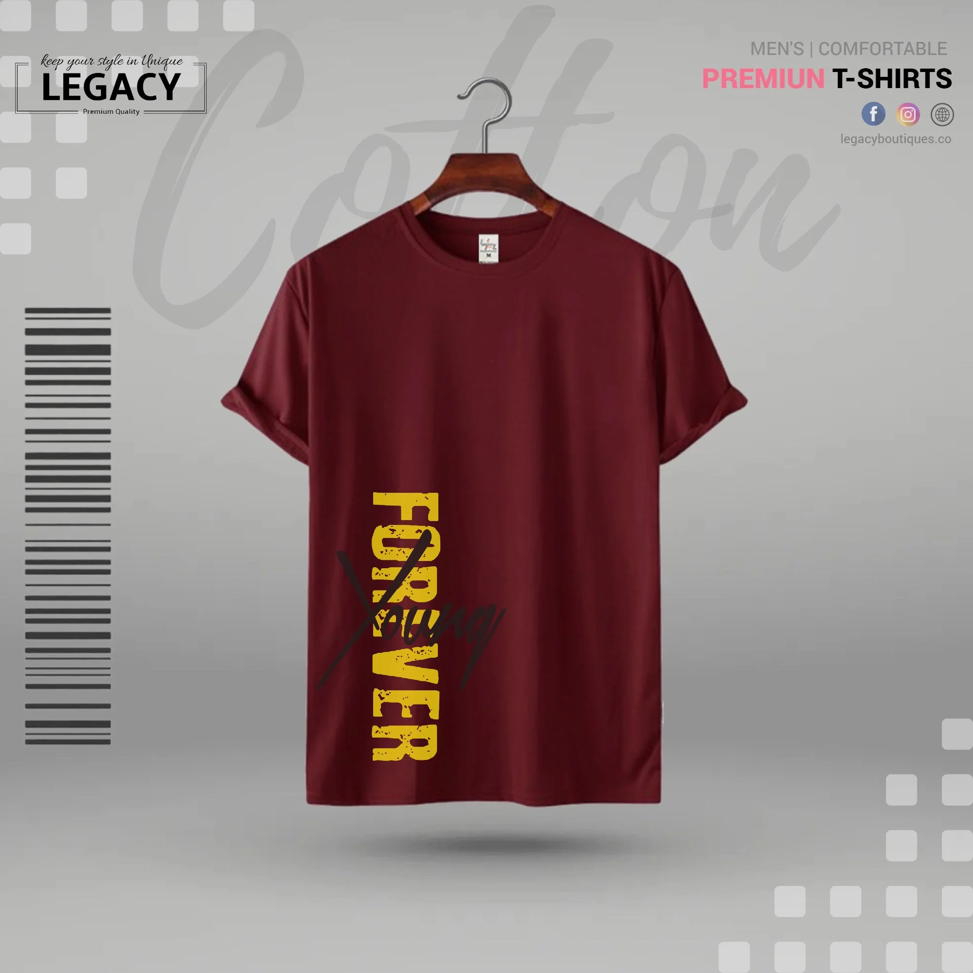 Legacy Men's Forever Young Edition T Shirt - Image 6