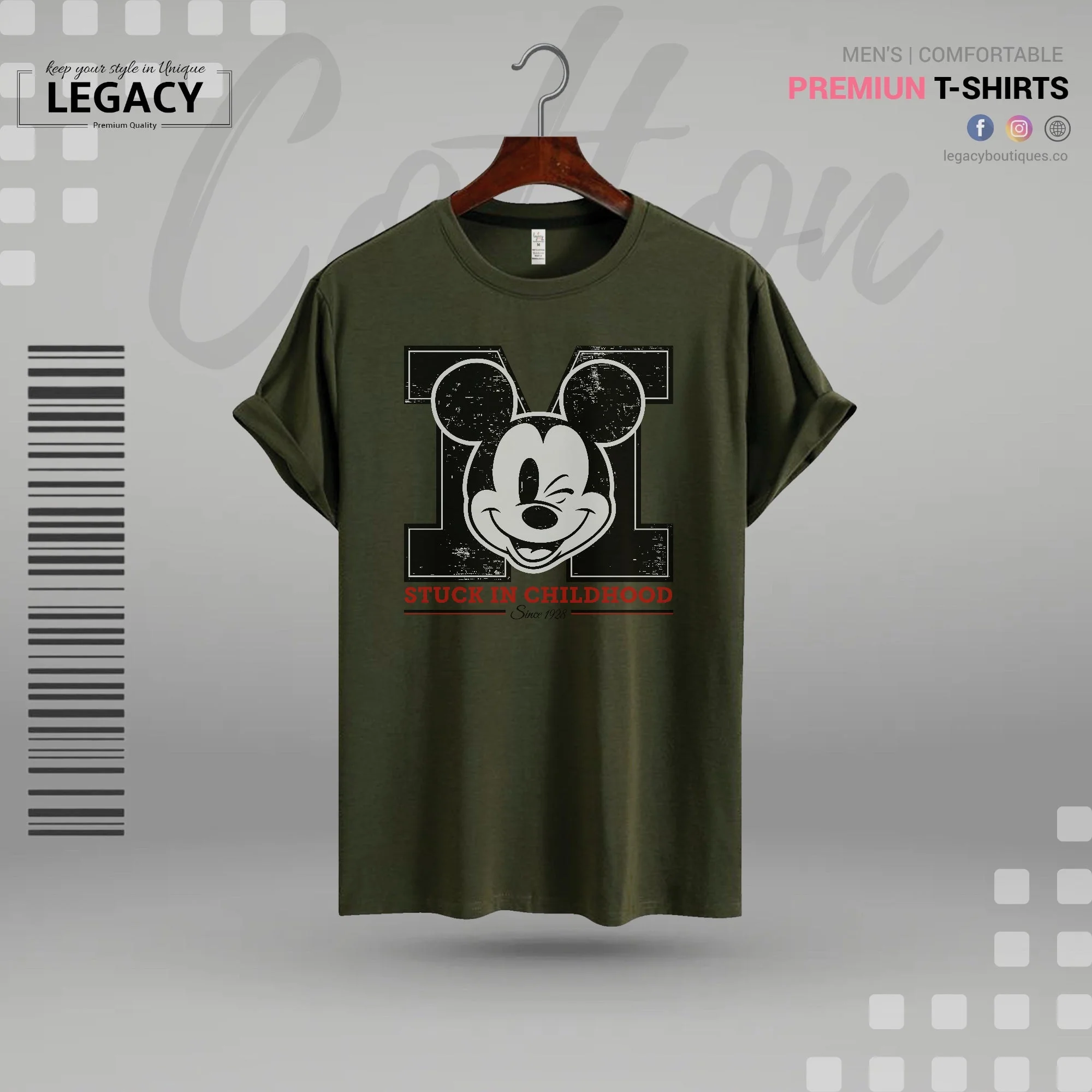 Legacy Men's Micky Printed Designer Edition T-Shirt - Image 4