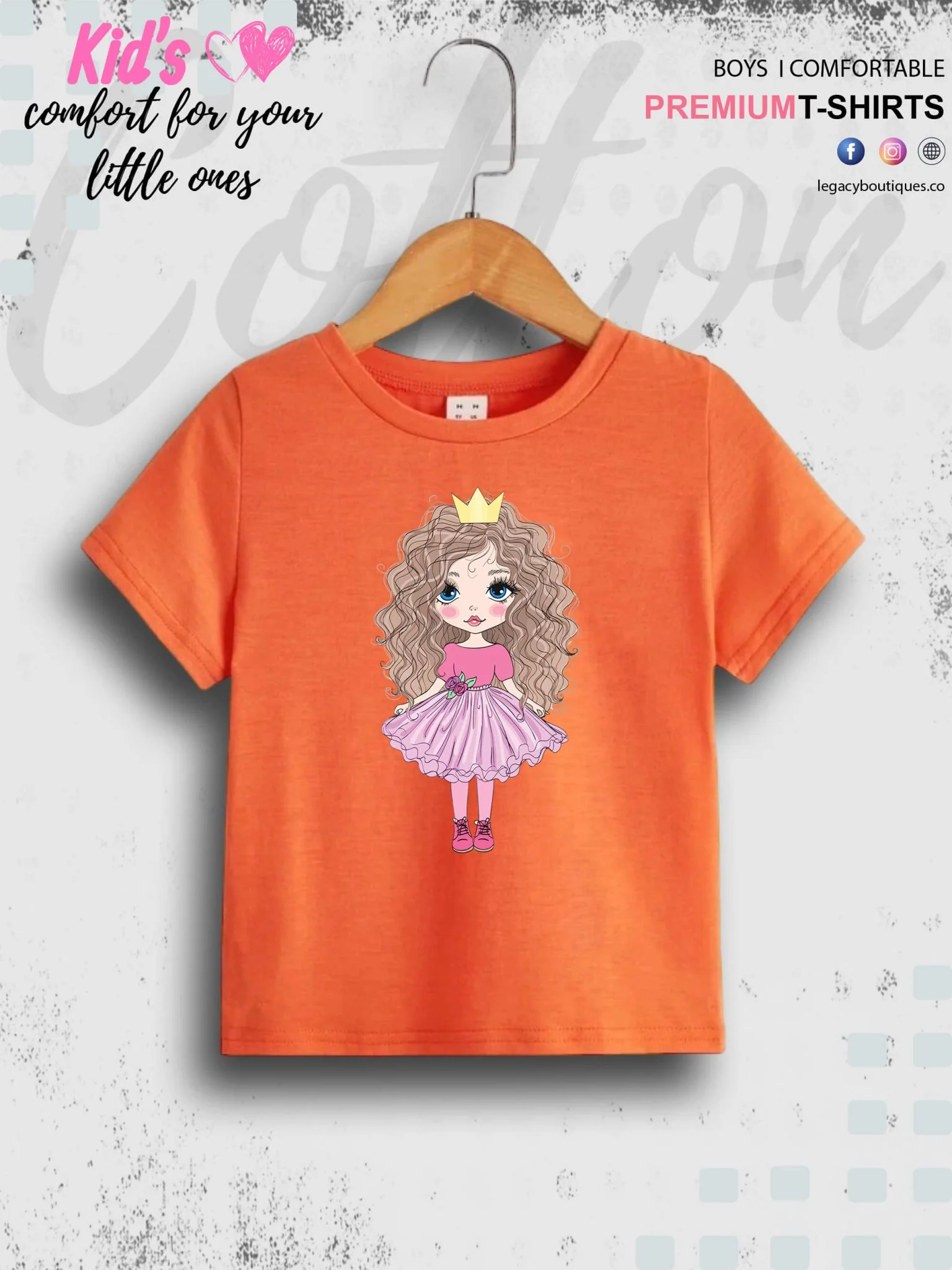 Little Doll Girl Printed Children Girls T-Shirt In Lowest Price Only In Dhaka - Image 7