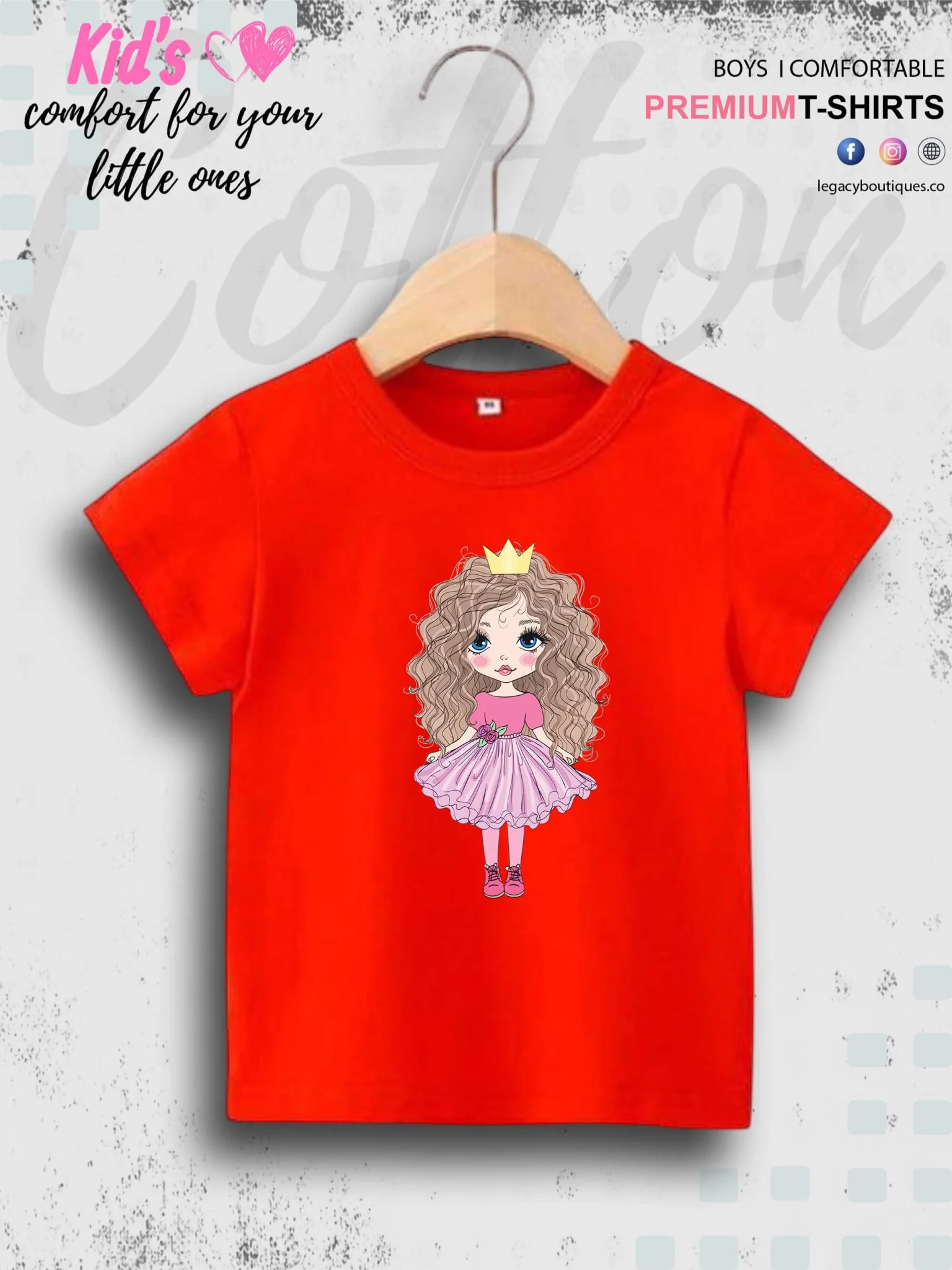 Little Doll Girl Printed Children Girls T-Shirt In Lowest Price Only In Dhaka - Image 8