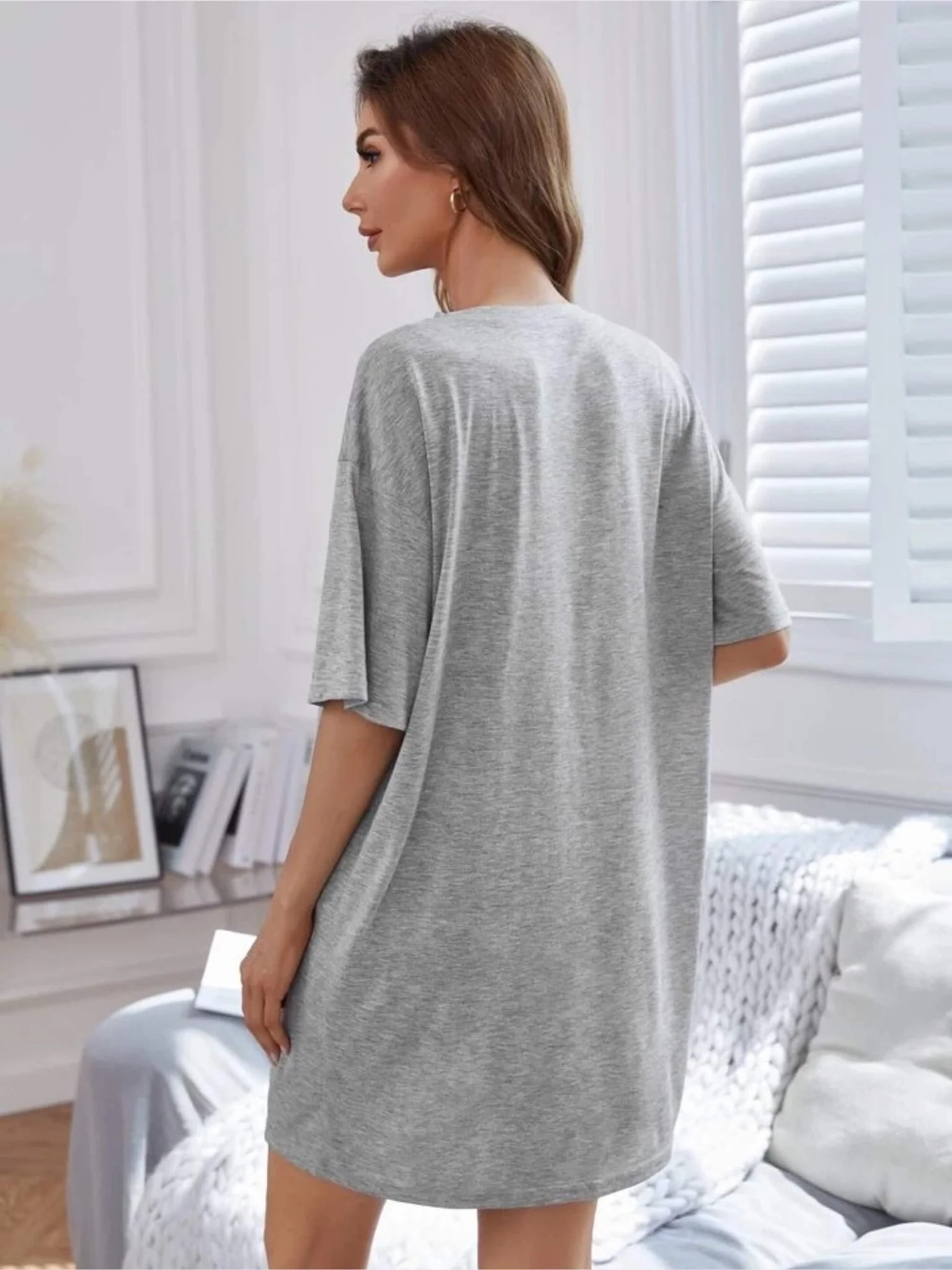 Long tshirt for womens Sleepy Head Printed - Image 2