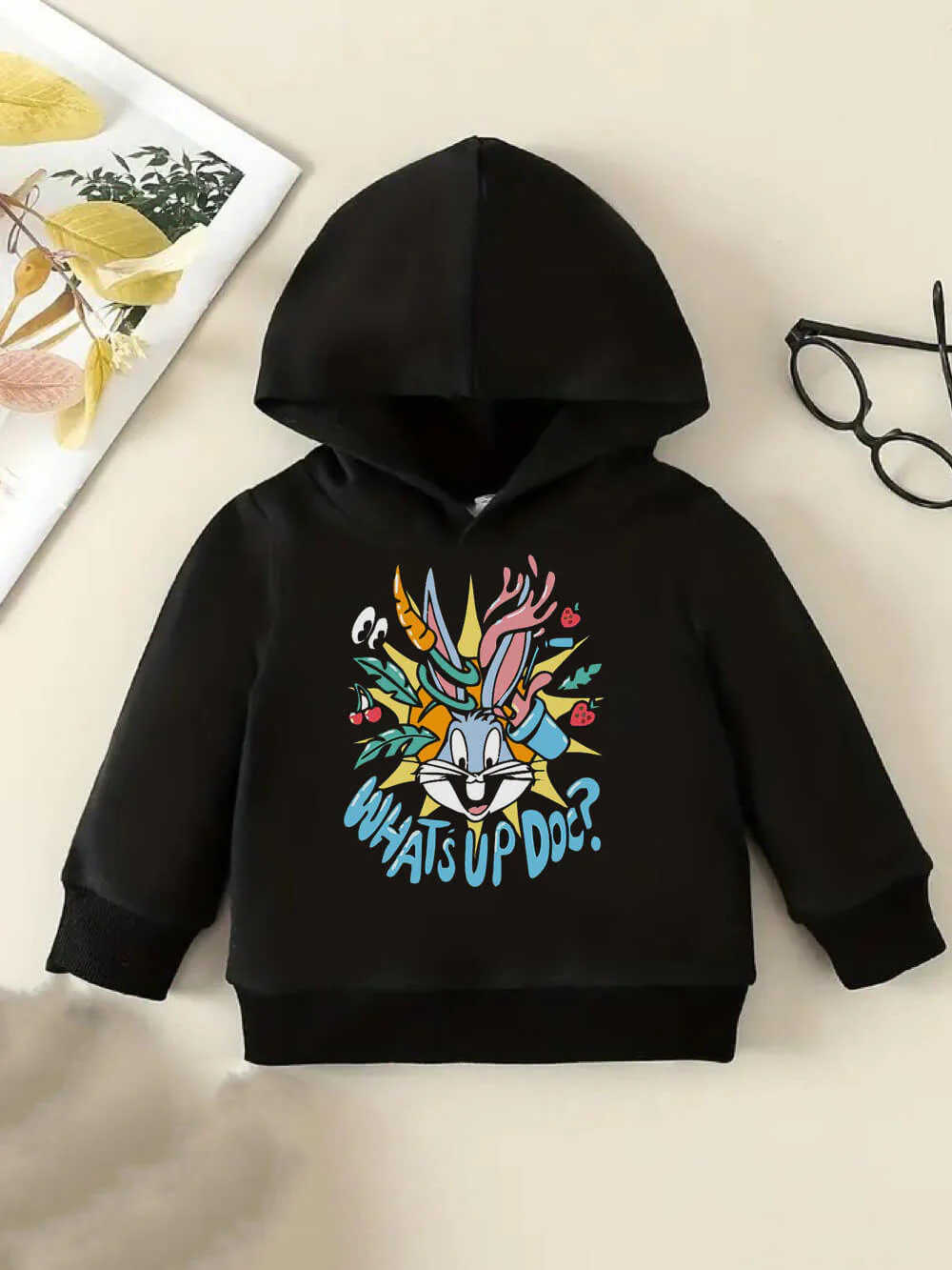 Looney Tunes Cartoon Bunny Whats Up Doc Printed Baby Boy And Girl Casual Cotton Hoodie Legacy Boutiques Bangladesh