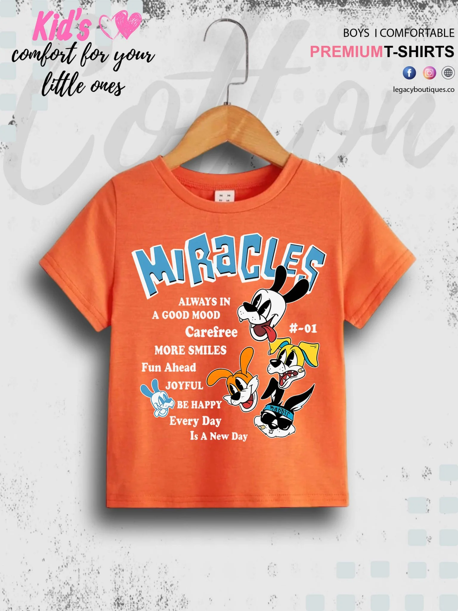 Looney Tunes Cartoon Printed Short Sleeve T-Shirt For Boys in Chittagong - Image 3