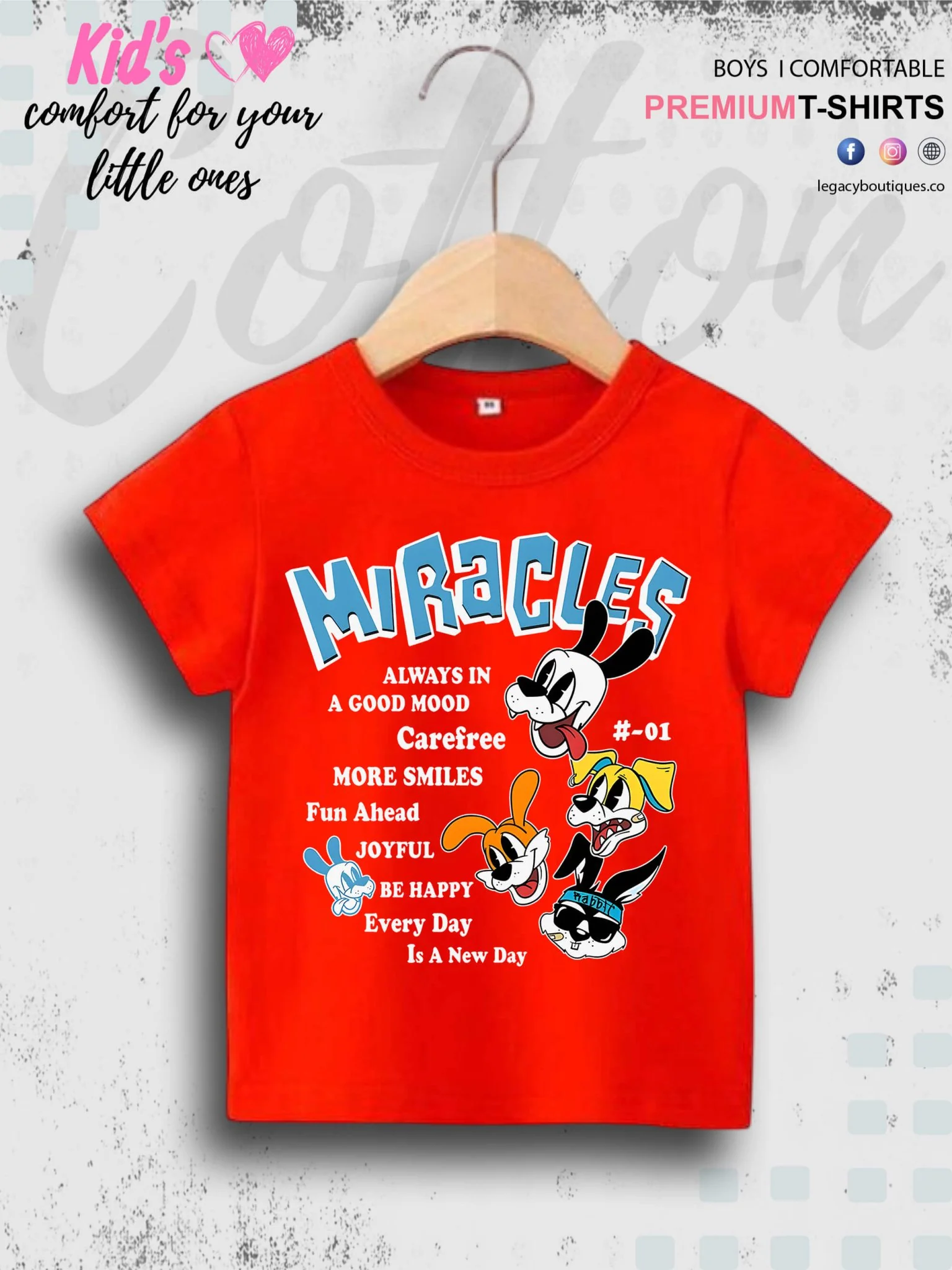 Looney Tunes Cartoon Printed Short Sleeve T-Shirt For Boys in Chittagong - Image 4