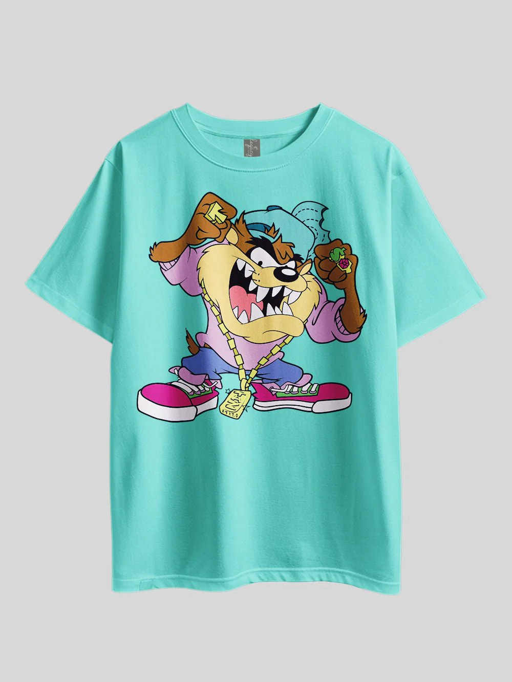 "LOONEY TUNES: TASMANIAN DEVIL (Taz Gangstar)" Printed Drop Shoulder T-shirt Legacy Boutiques Dhaka - Image 11