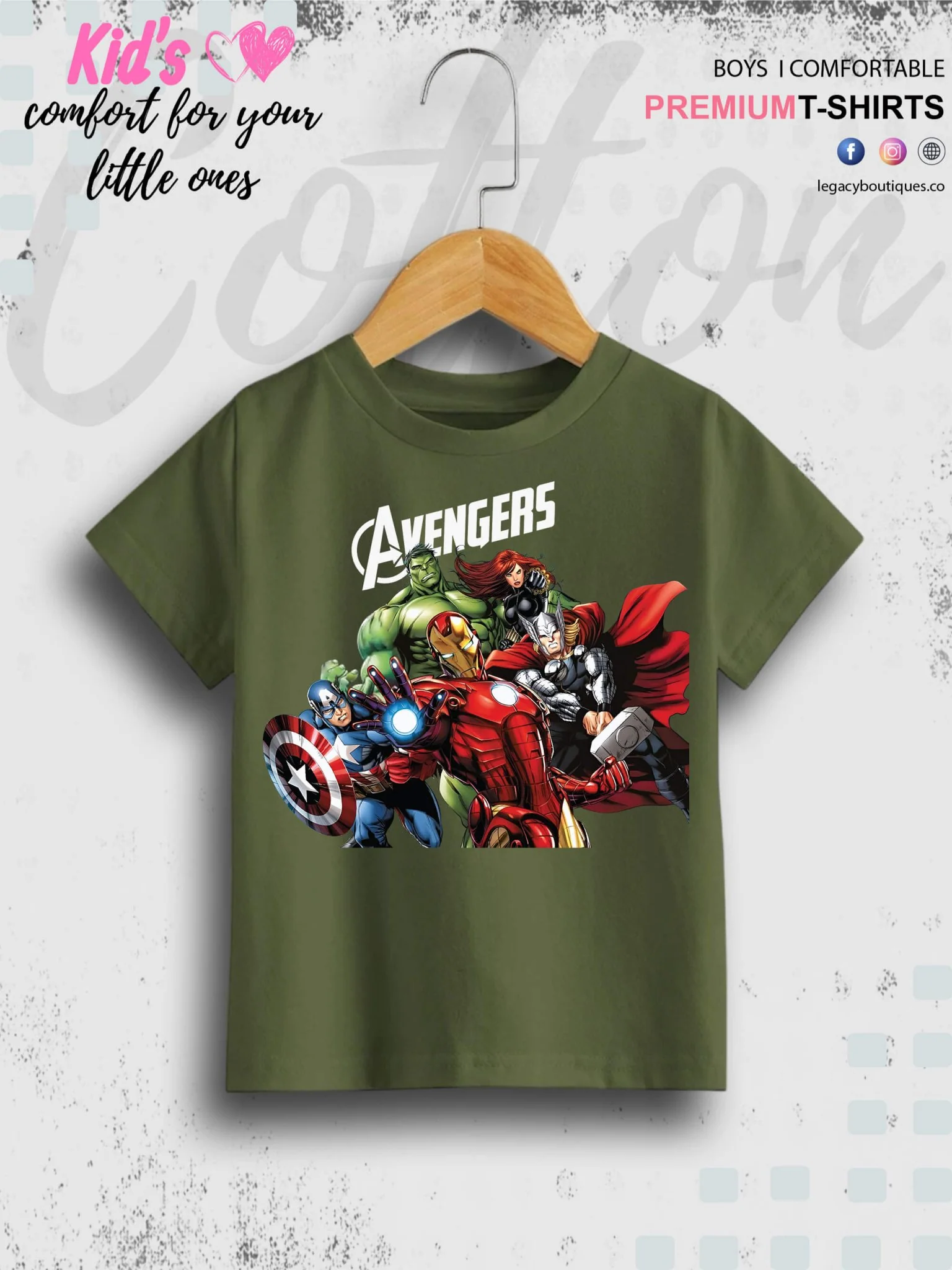 Marvel Avengers Kids Casual Baby Boys Summer Time T-Shirt In Lowest Price Only In BD - Image 2