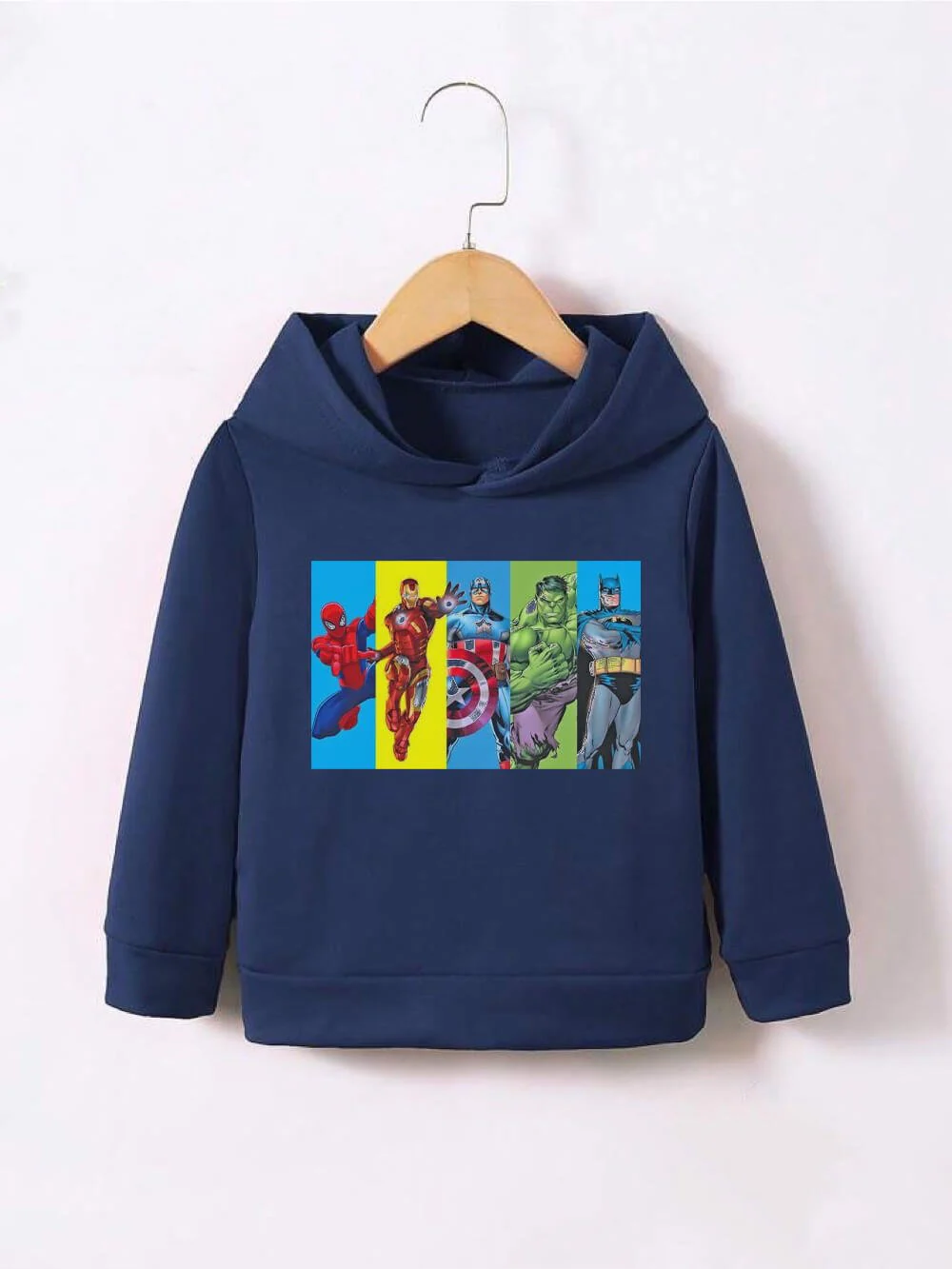 Marvel Comic All Super Hero Characters Printed Casual Boys And Girls Kids Hoodie Legacy Boutiques Dhaka
