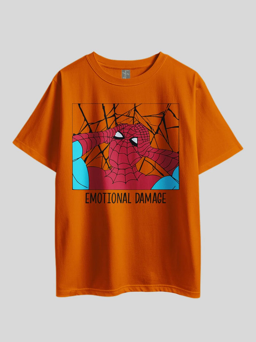 "Marvel Spider-Emotional Damage" Graphic Printed Drop Shoulder T-shirt Legacy Boutiques Bangladesh - Image 5