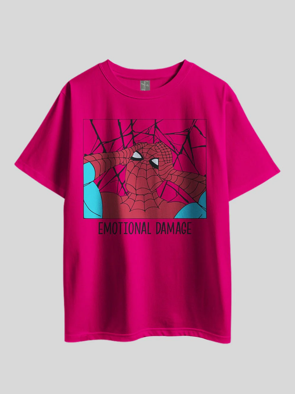 "Marvel Spider-Emotional Damage" Graphic Printed Drop Shoulder T-shirt Legacy Boutiques Bangladesh - Image 6