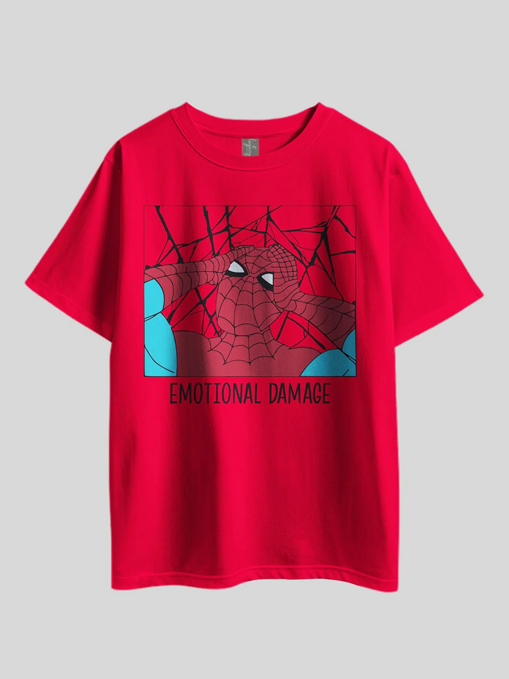 "Marvel Spider-Emotional Damage" Graphic Printed Drop Shoulder T-shirt Legacy Boutiques Bangladesh - Image 7