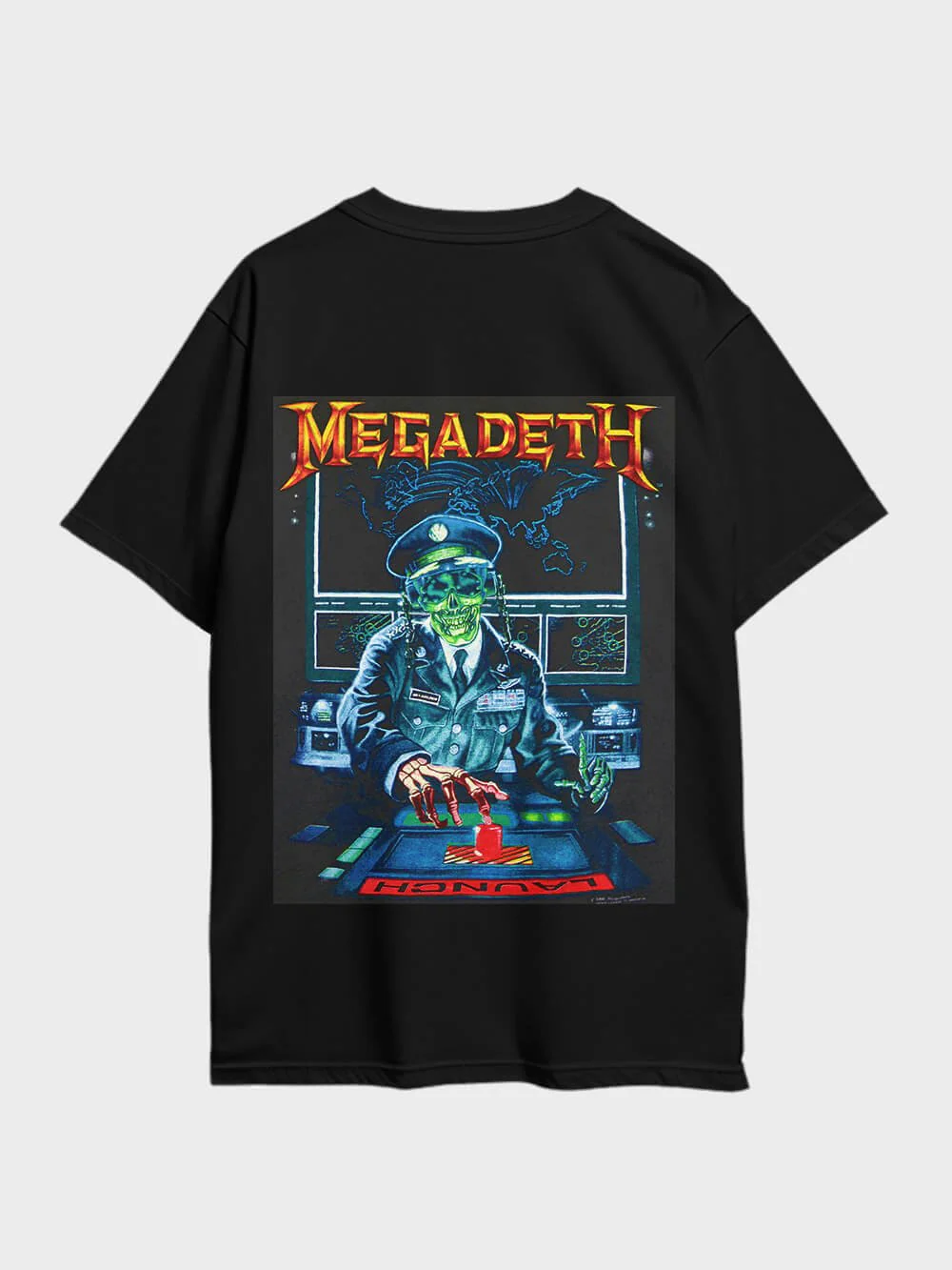 Megadeth Rust In Peace Tour Print Metal Oversized Mens T-shirt Legacy Boutiques BD