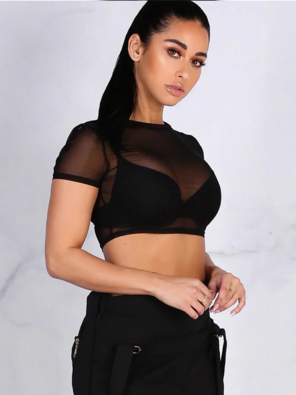 Mesh Crop Top | Legacy Boutiques