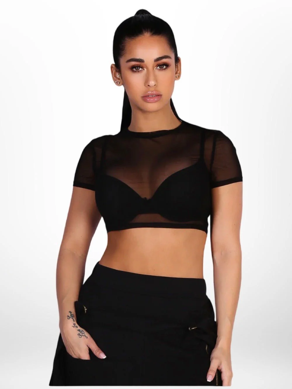 Mesh Crop Top | Legacy Boutiques - Image 5