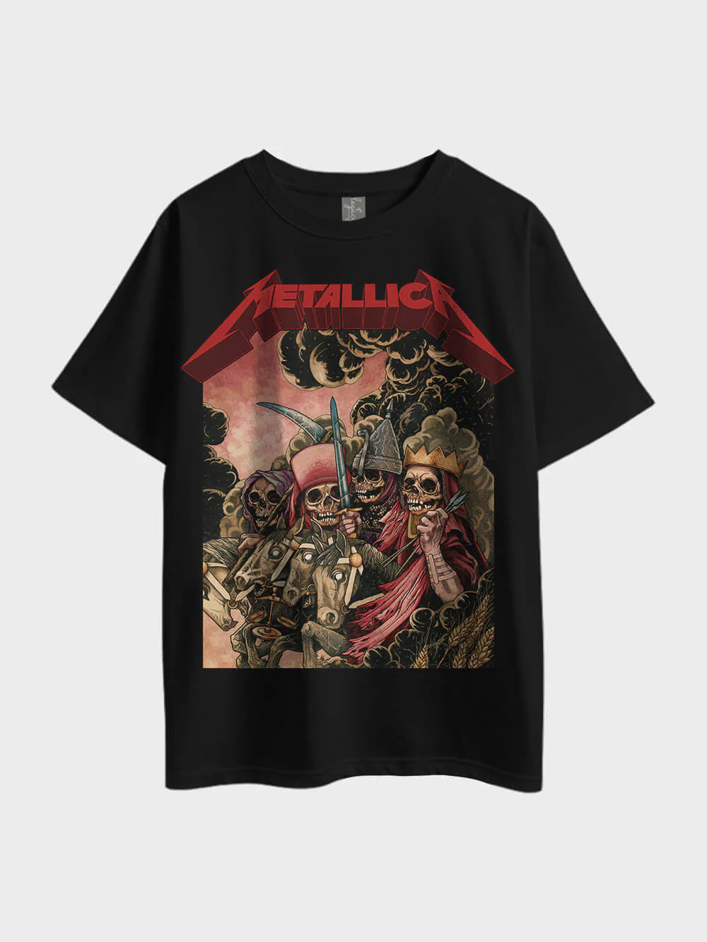 Metallica The Four Horsemen Oversized Metal Mens Tee In Lowest Price Only In Dhaka