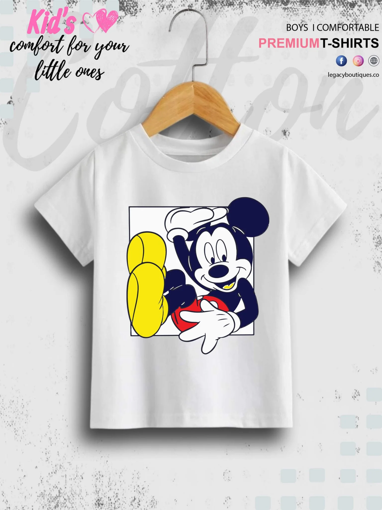 MICKEY 1 To 11 Year Kids Boys Summer Time T-Shirt In Cheapest Price Only In BD - Image 6