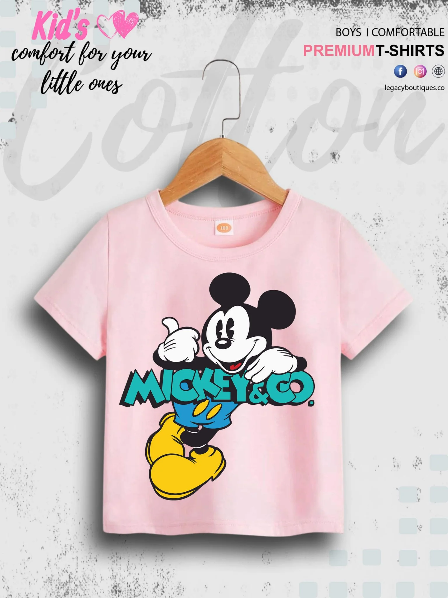 Mickey And Co Printed Baby Boys Summer Time Casual T-Shirt In Cheapest Price Only In Dhaka - Image 2
