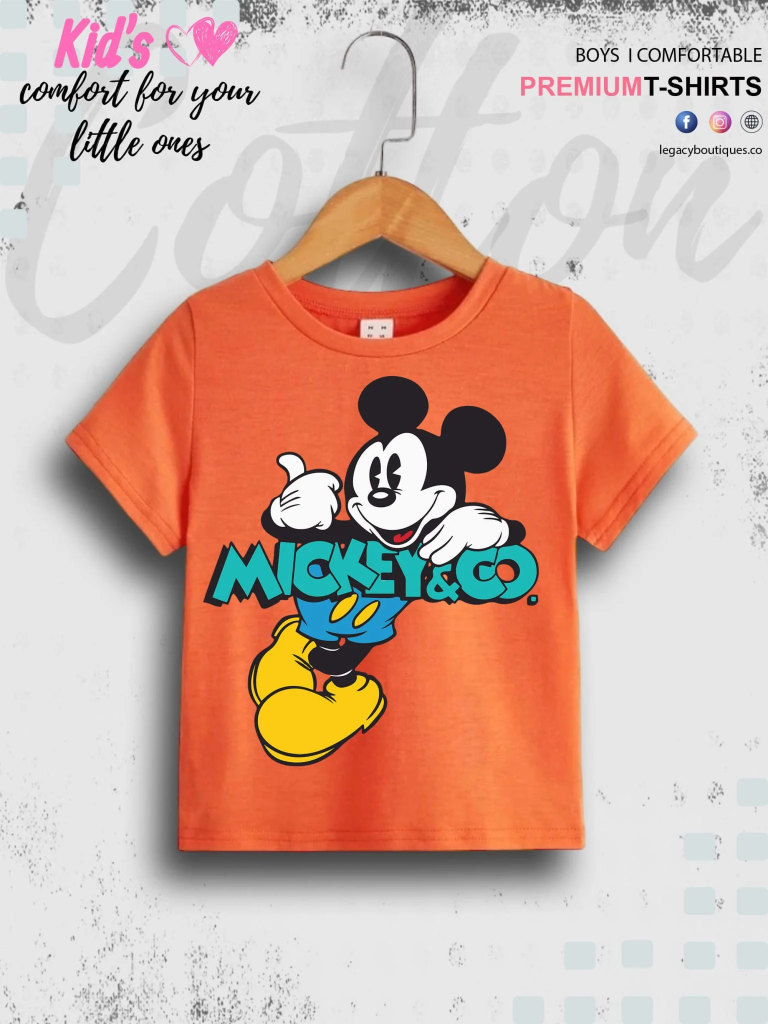 Mickey And Co Printed Baby Boys Summer Time Casual T-Shirt In Cheapest Price Only In Dhaka - Image 4