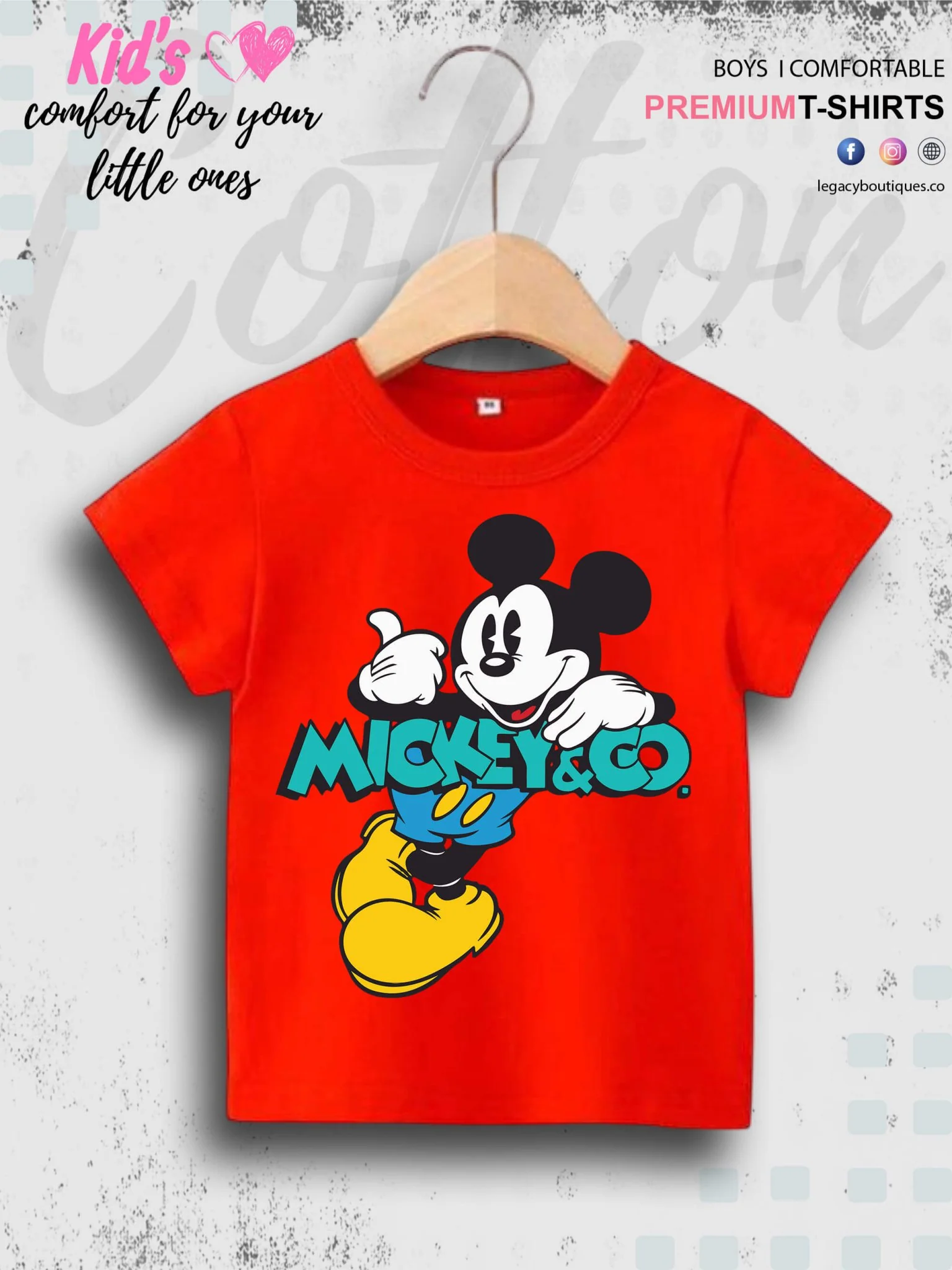 Mickey And Co Printed Baby Boys Summer Time Casual T-Shirt In Cheapest Price Only In Dhaka - Image 5
