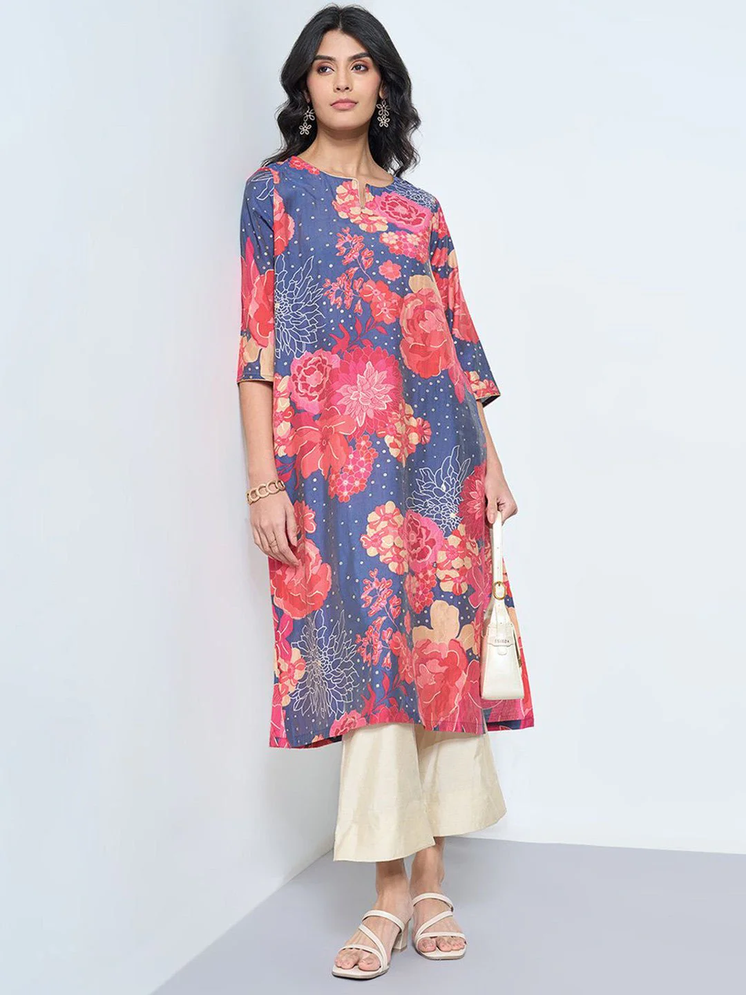 Midnight Bloom Kurta