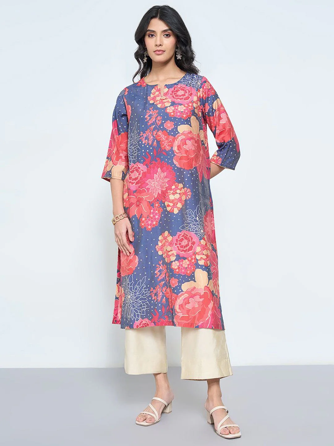 Midnight Bloom Kurta - Image 2